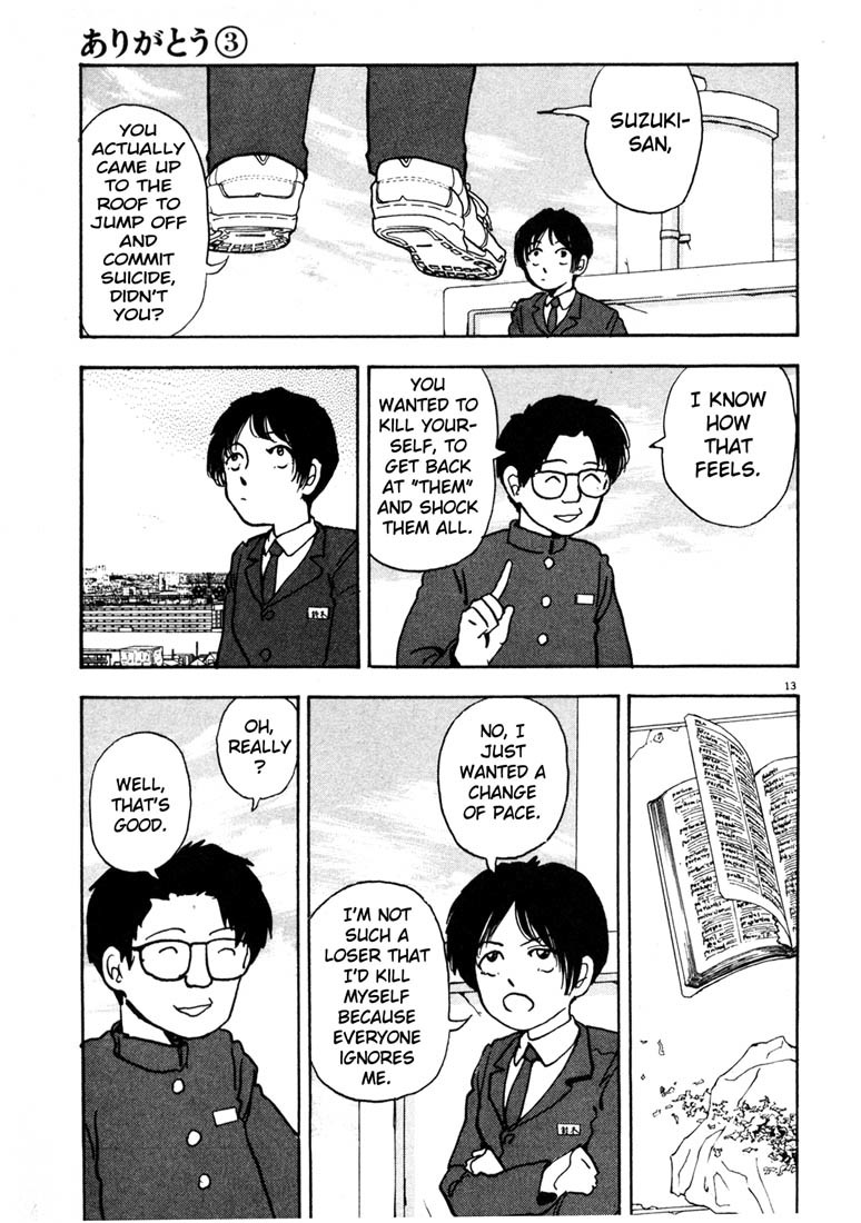 Arigatou Chapter 28 page 13 - Chapter 28: Climb on the Roof