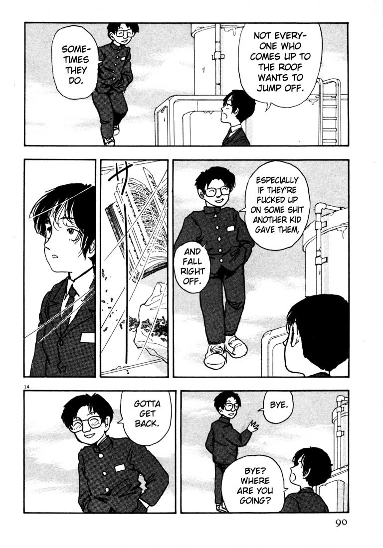 Arigatou Chapter 28 page 14 - Chapter 28: Climb on the Roof