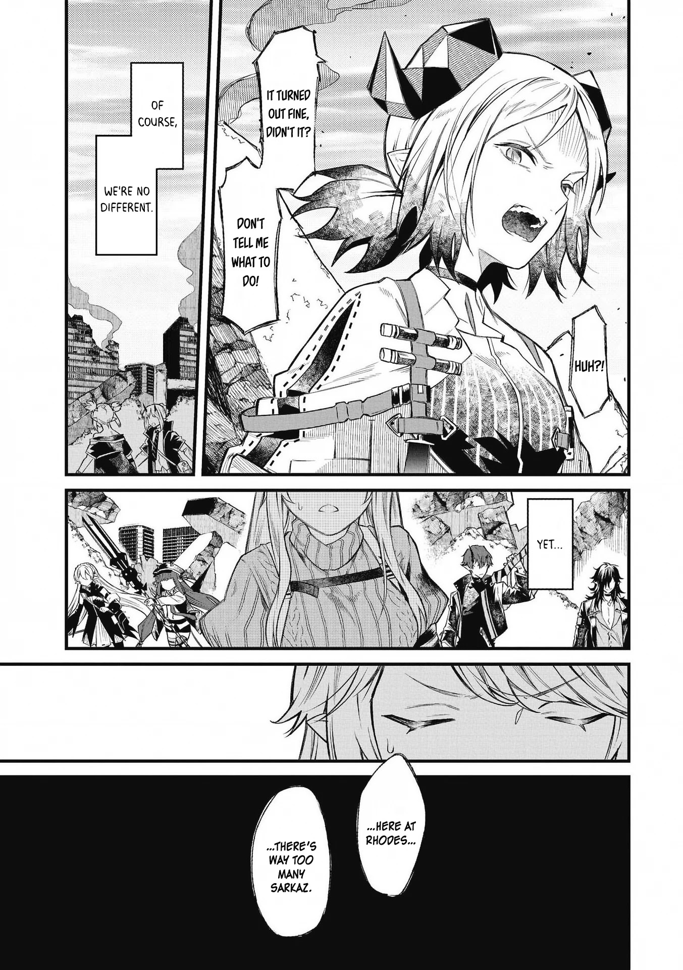 Arknights Comic Anthology Chapter 1.1 page 5 - Vol.1 Chapter 1: The Sarkaz's Fleeting Tranquility