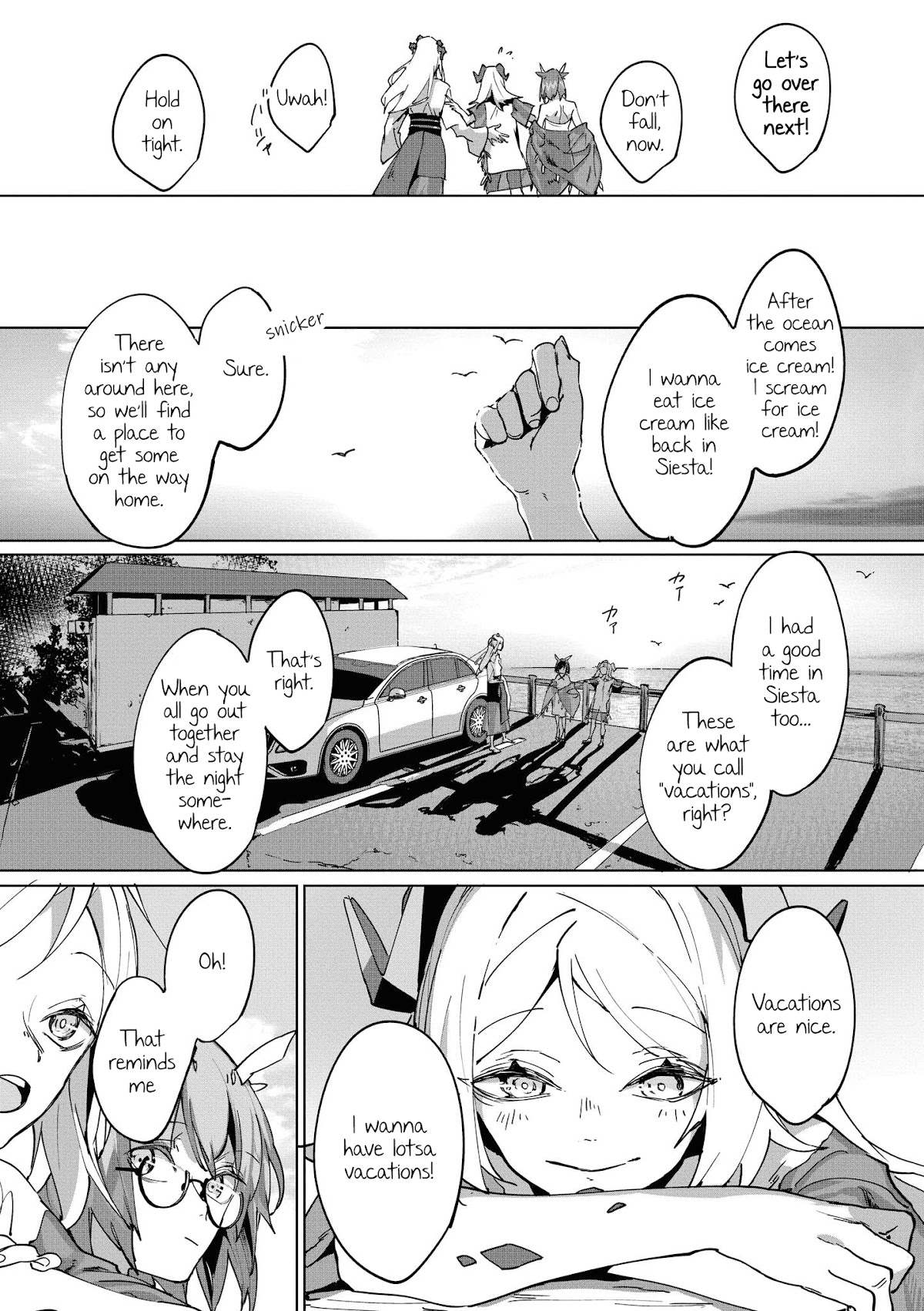 Arknights Comic Anthology Chapter 1.14 page 9 - Vol.1 Chapter 14: Family Vacation