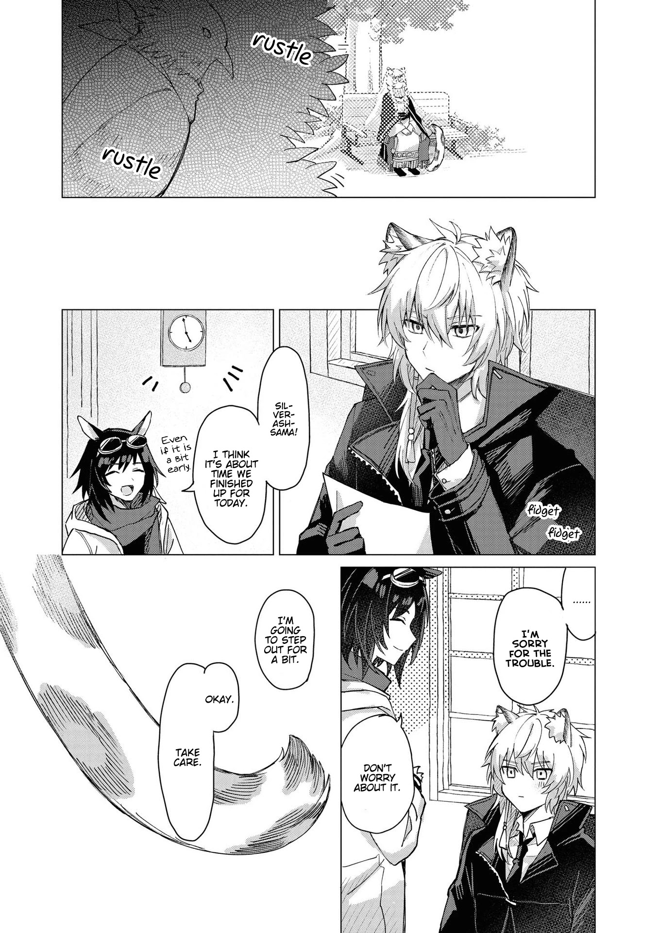 Arknights Comic Anthology Chapter 1.4 page 5 - Vol.1 Chapter 4: Together with Tenzin