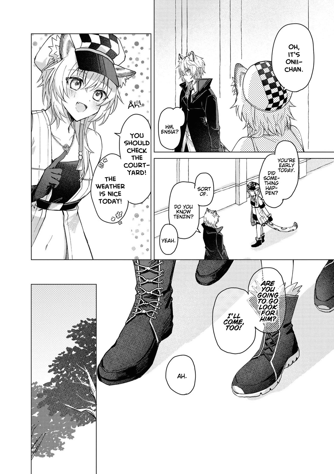 Arknights Comic Anthology Chapter 1.4 page 6 - Vol.1 Chapter 4: Together with Tenzin