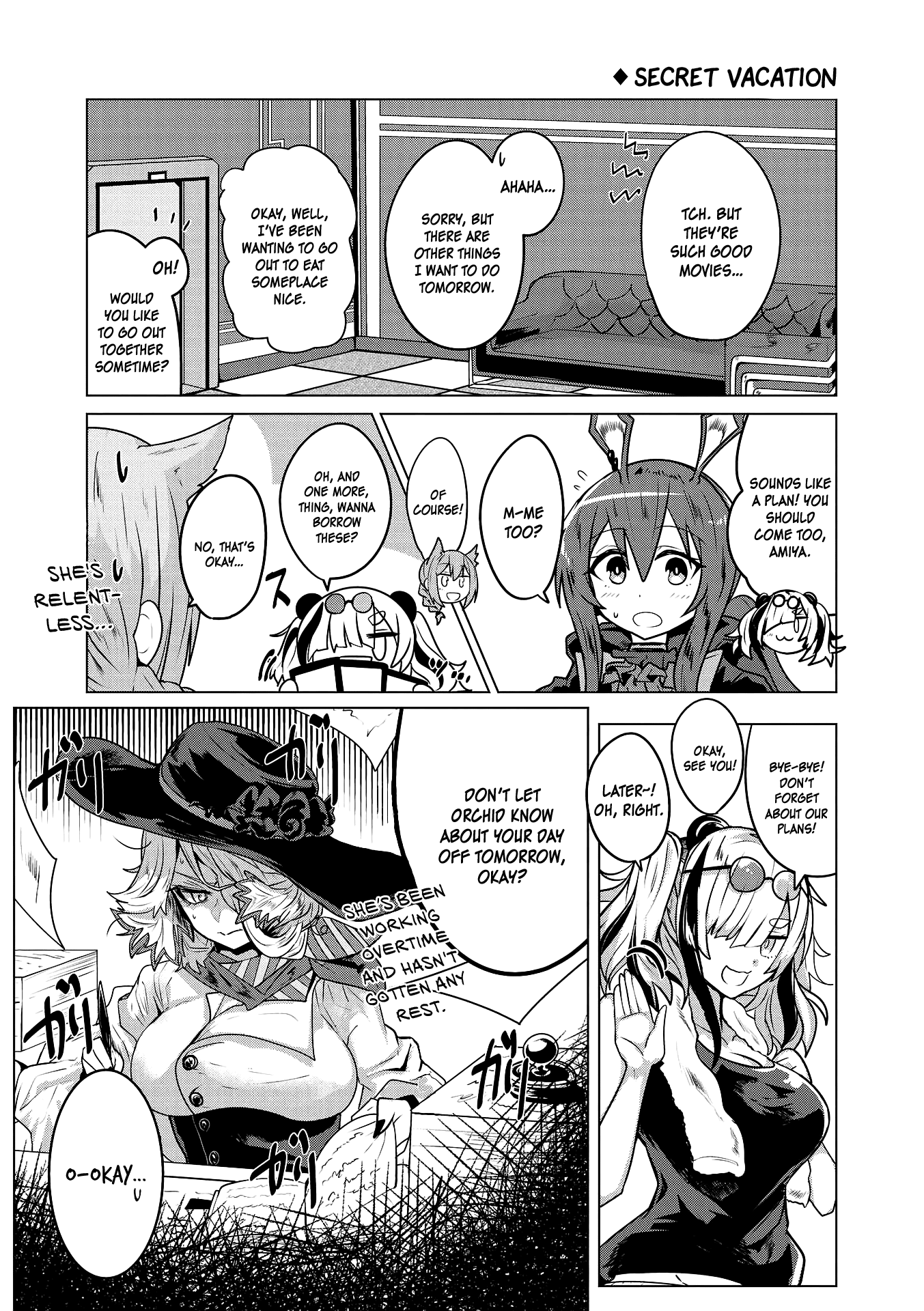 Arknights Comic Anthology Chapter 1.6 page 8 - Vol.1 Chapter 6: Planning For Tomorrow