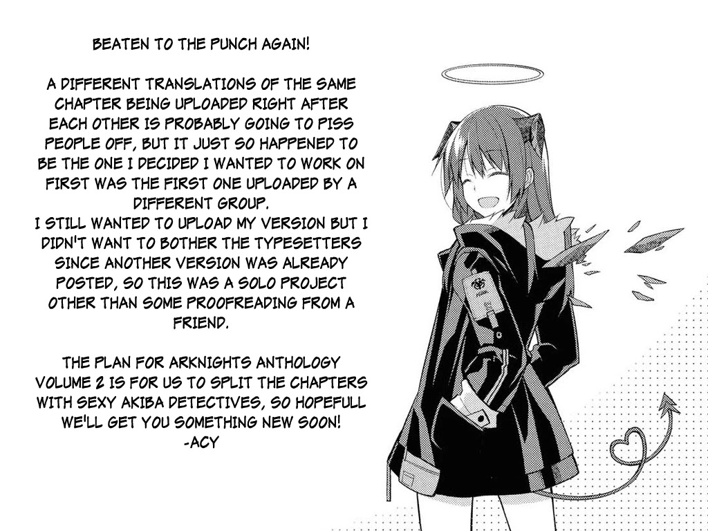 Arknights Comic Anthology Chapter 2.11 page 9 - Vol.2 Chapter 11: Pure and Innocent Red and Blue