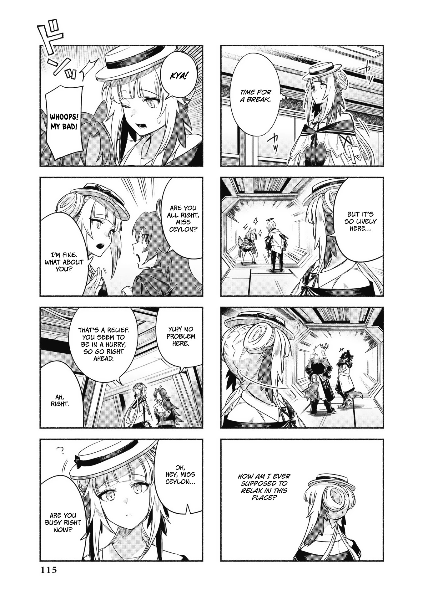 Arknights Comic Anthology Chapter 2.12 page 3 - Vol.2 Chapter 12: In a Siesta I Never Knew
