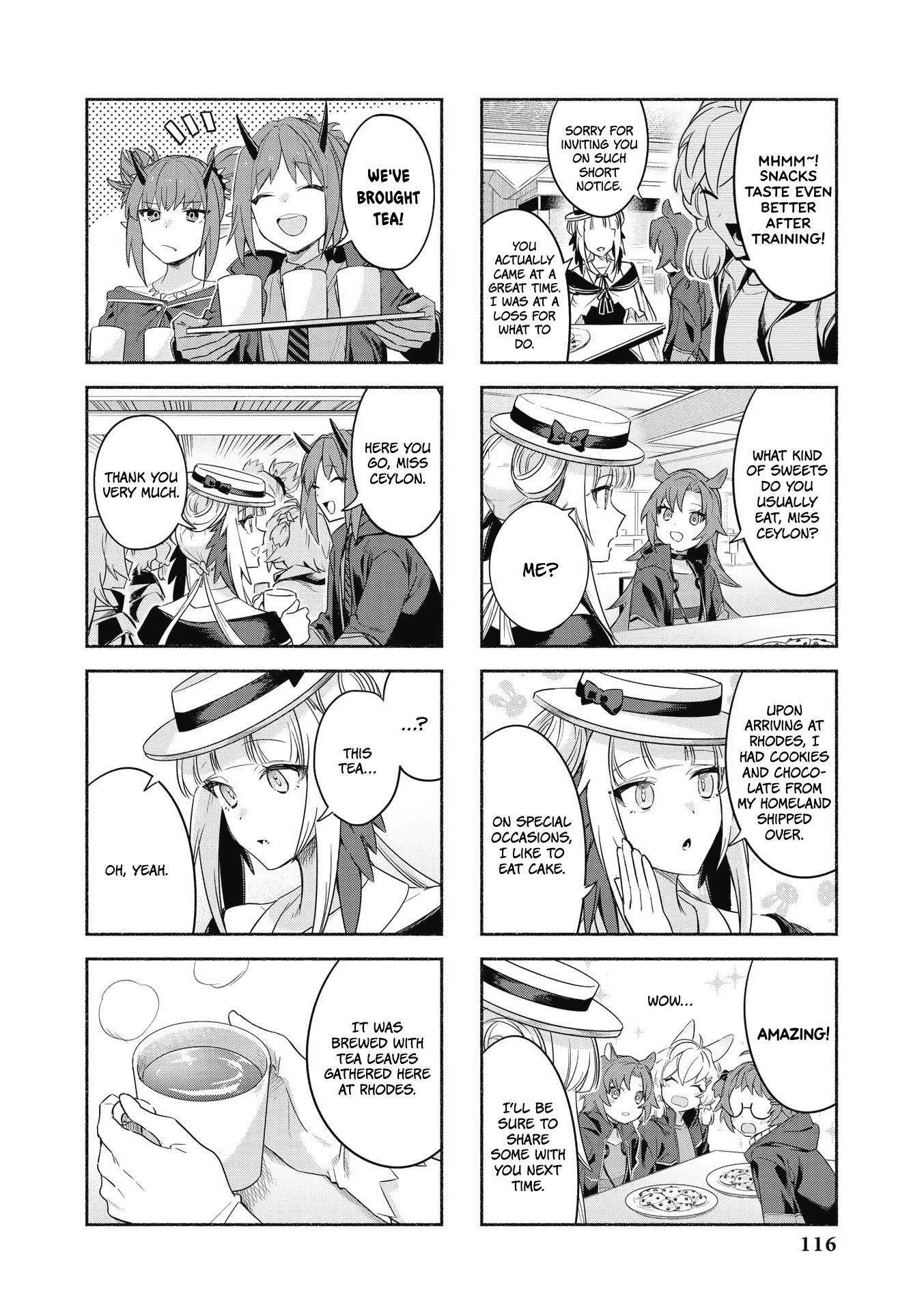 Arknights Comic Anthology Chapter 2.12 page 4 - Vol.2 Chapter 12: In a Siesta I Never Knew