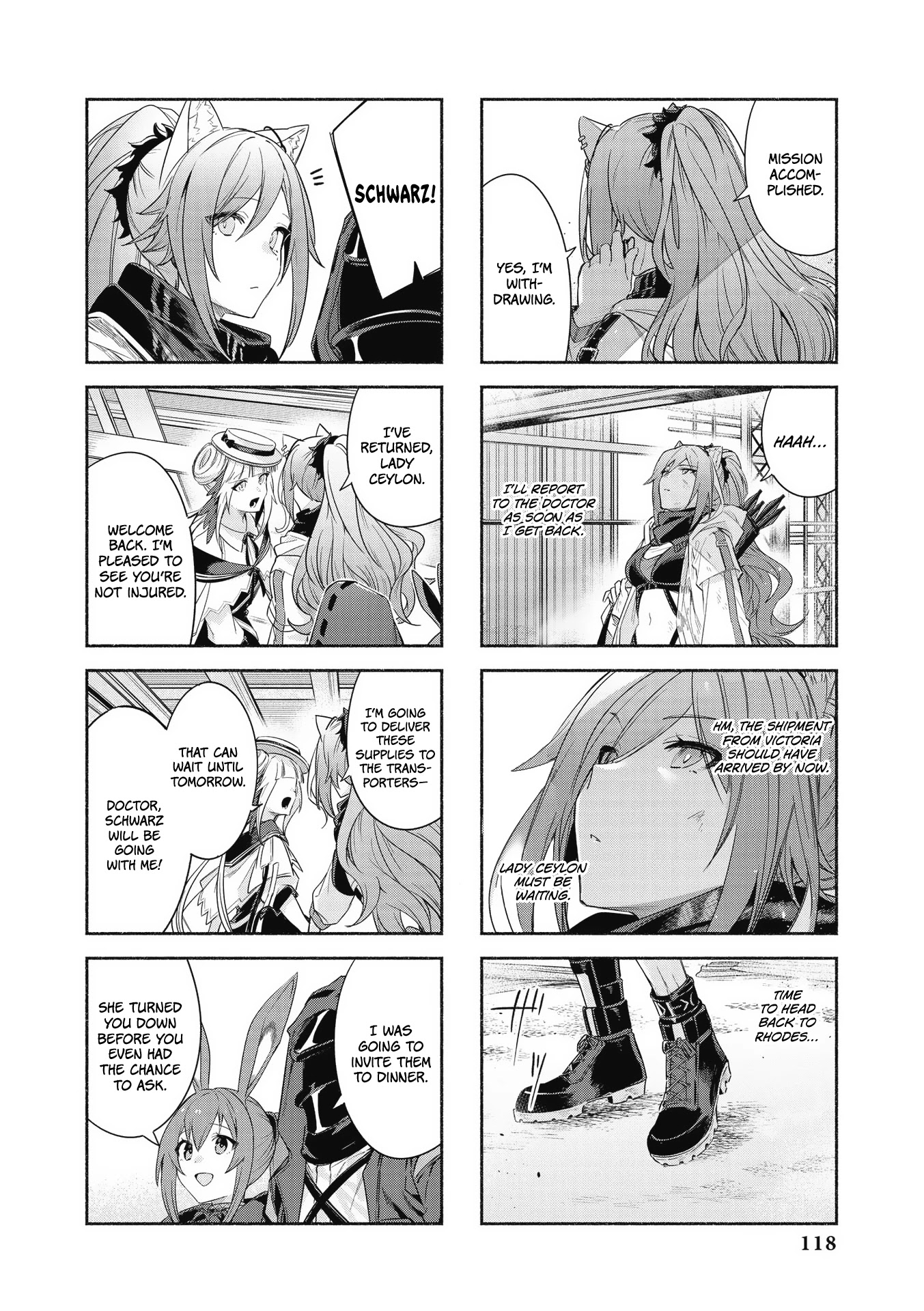 Arknights Comic Anthology Chapter 2.12 page 6 - Vol.2 Chapter 12: In a Siesta I Never Knew