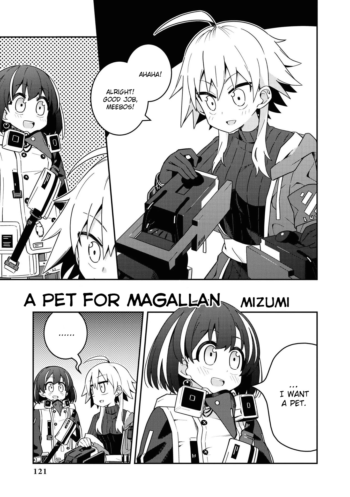 Arknights Comic Anthology Chapter 2.13 page 1 - Vol.2 Chapter 13: A Pet for Magallan