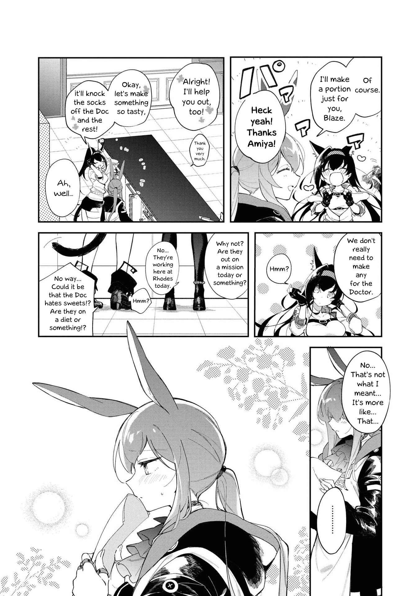 Arknights Comic Anthology Chapter 2.15 page 3 - Vol.2 Chapter 15: To Eat and Be Merry With You