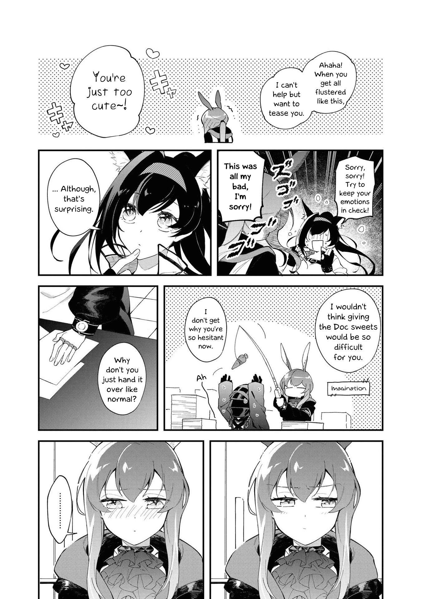 Arknights Comic Anthology Chapter 2.15 page 5 - Vol.2 Chapter 15: To Eat and Be Merry With You