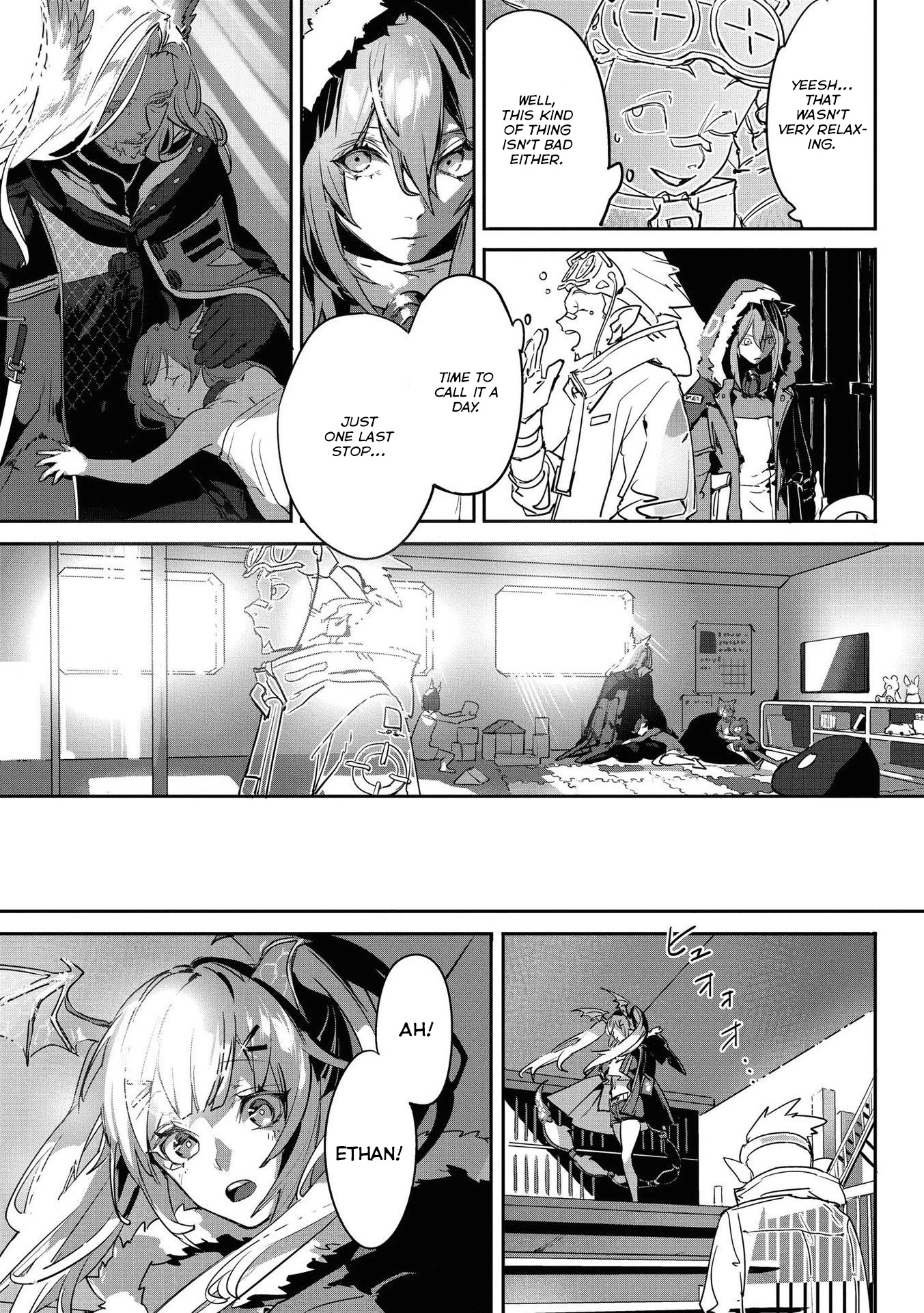Arknights Comic Anthology Chapter 2.16 page 11 - Vol.2 Chapter 16: Everyday Rhodes