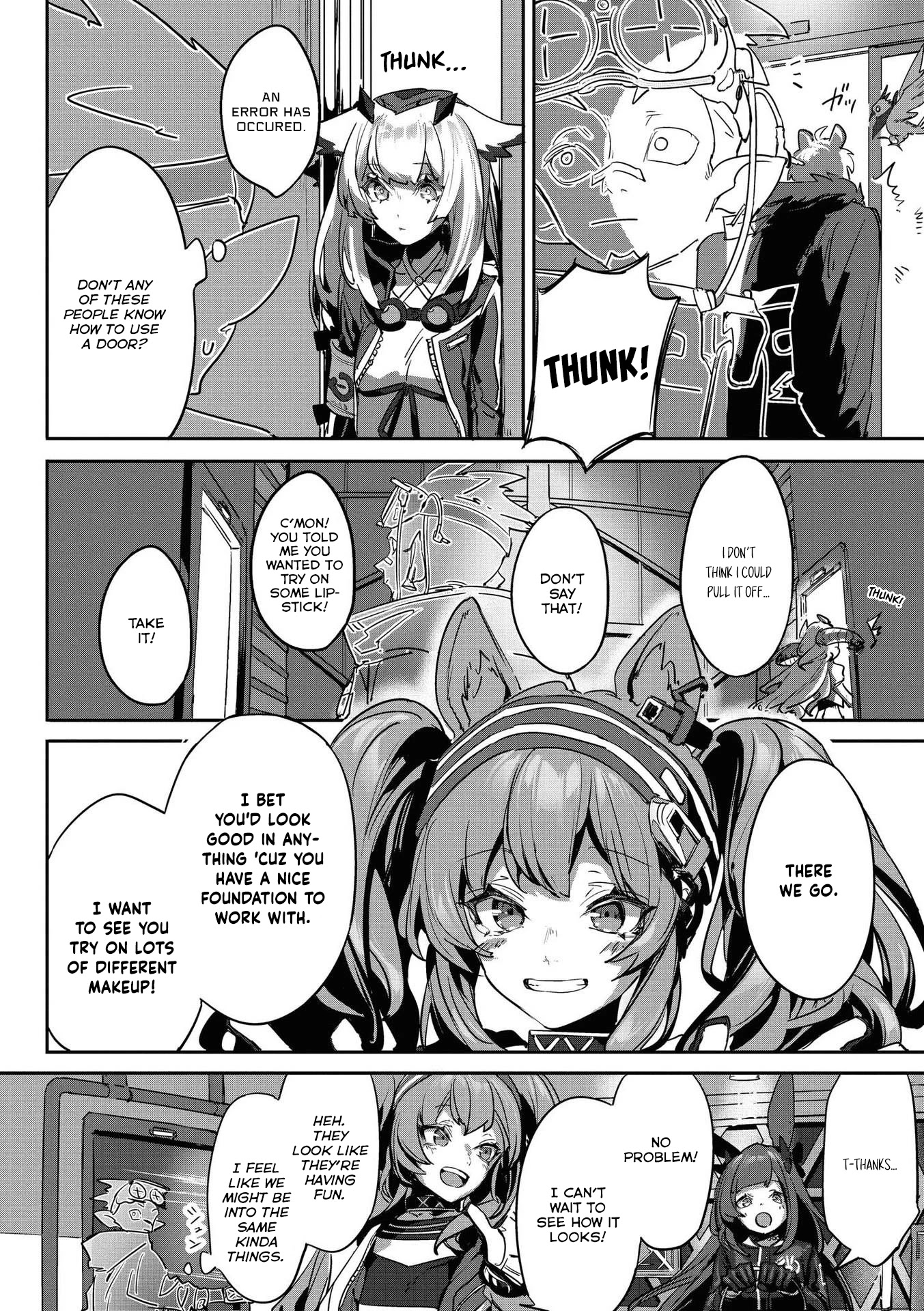 Arknights Comic Anthology Chapter 2.16 page 4 - Vol.2 Chapter 16: Everyday Rhodes