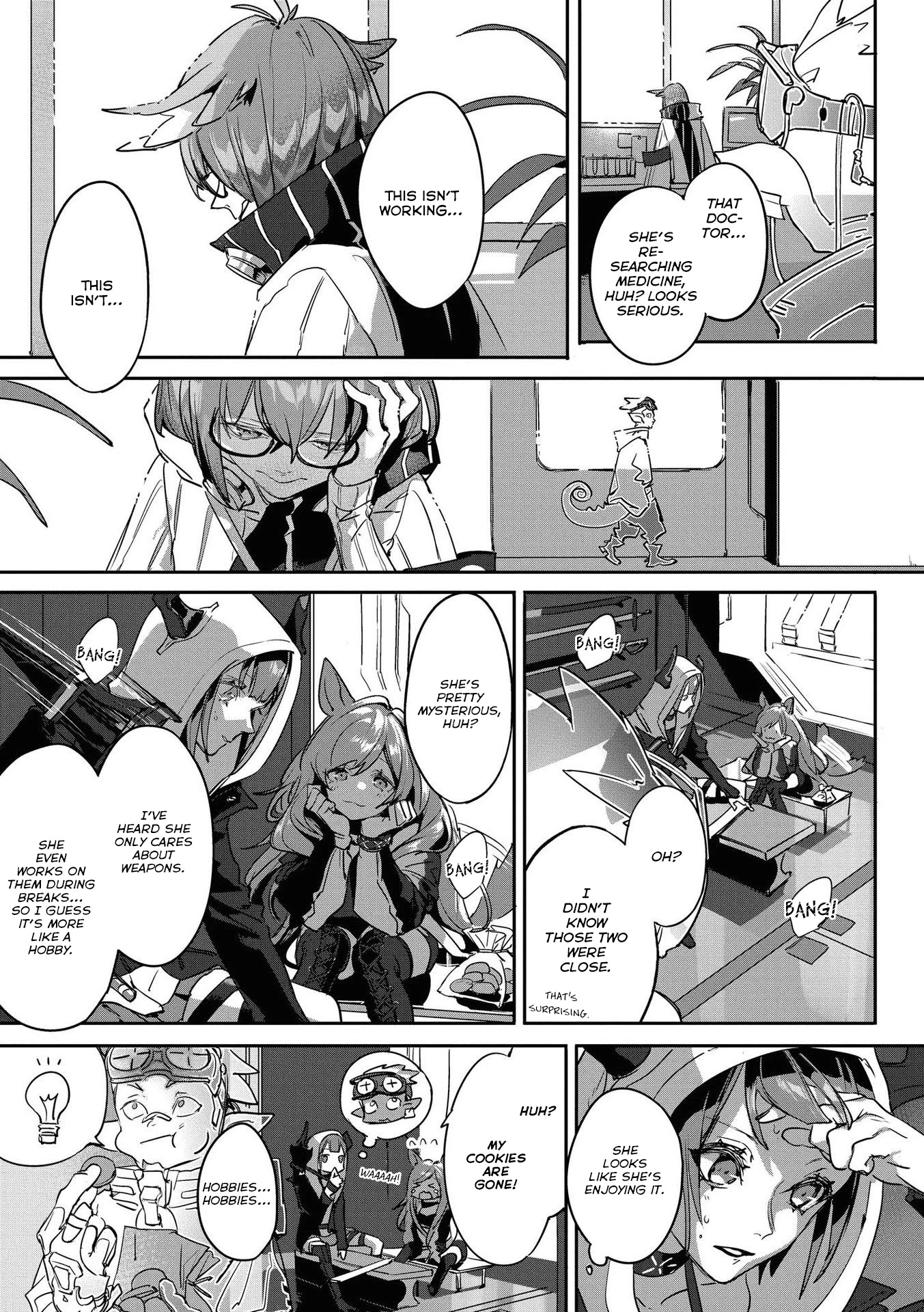Arknights Comic Anthology Chapter 2.16 page 7 - Vol.2 Chapter 16: Everyday Rhodes