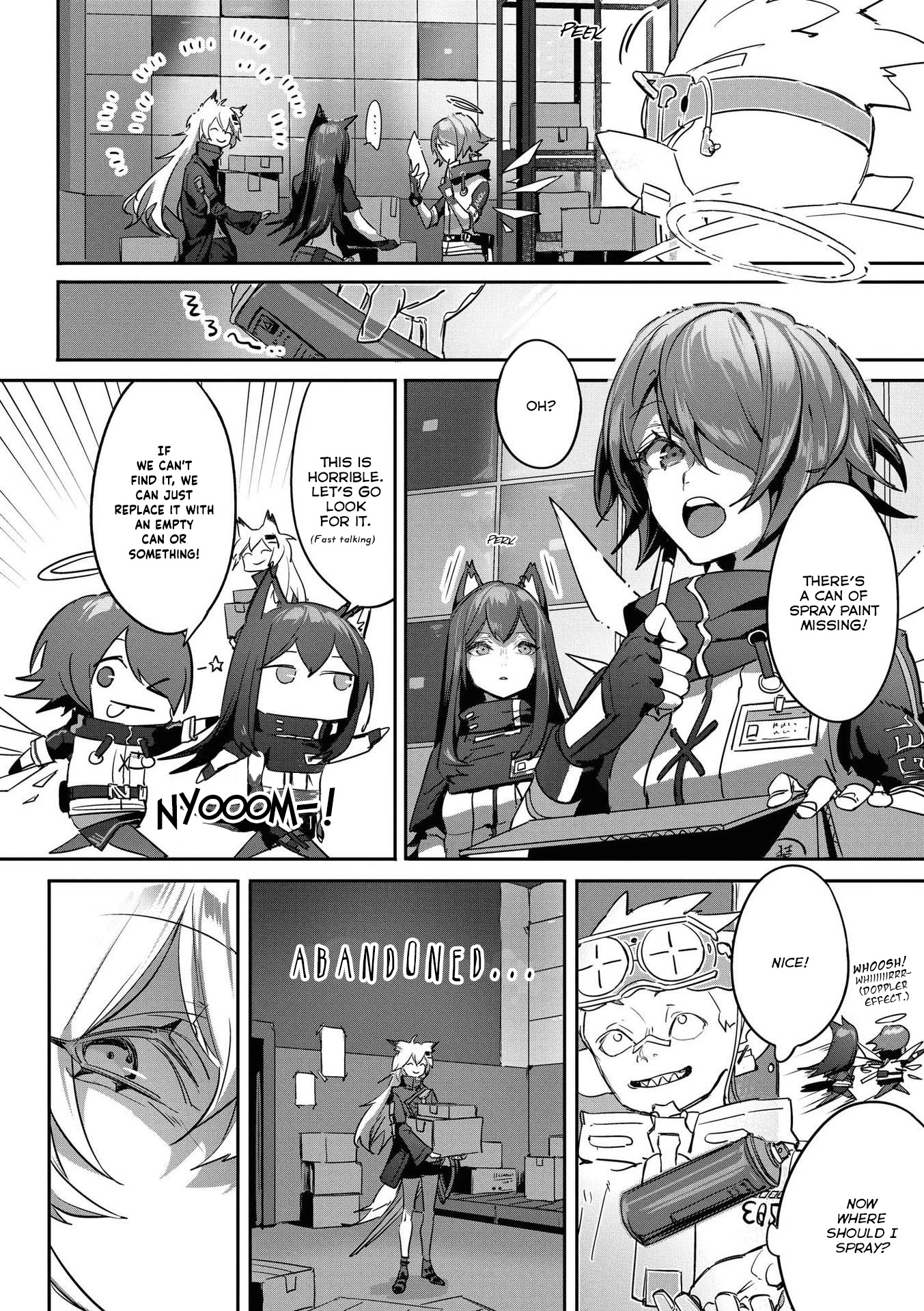 Arknights Comic Anthology Chapter 2.16 page 8 - Vol.2 Chapter 16: Everyday Rhodes