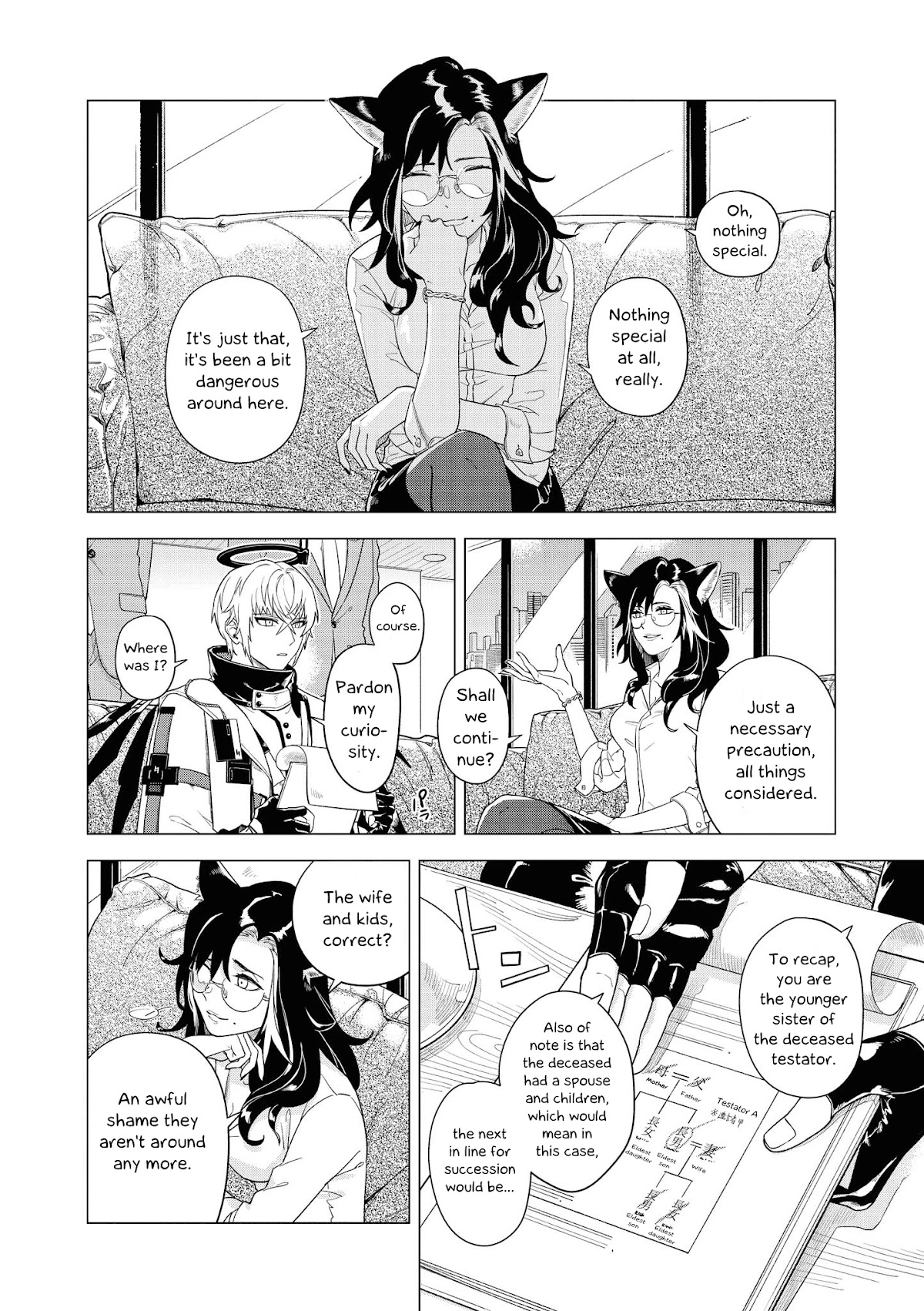Arknights Comic Anthology Chapter 2.4 page 2 - Vol.2 Chapter 4: Case Settlement No. [REDACTED]