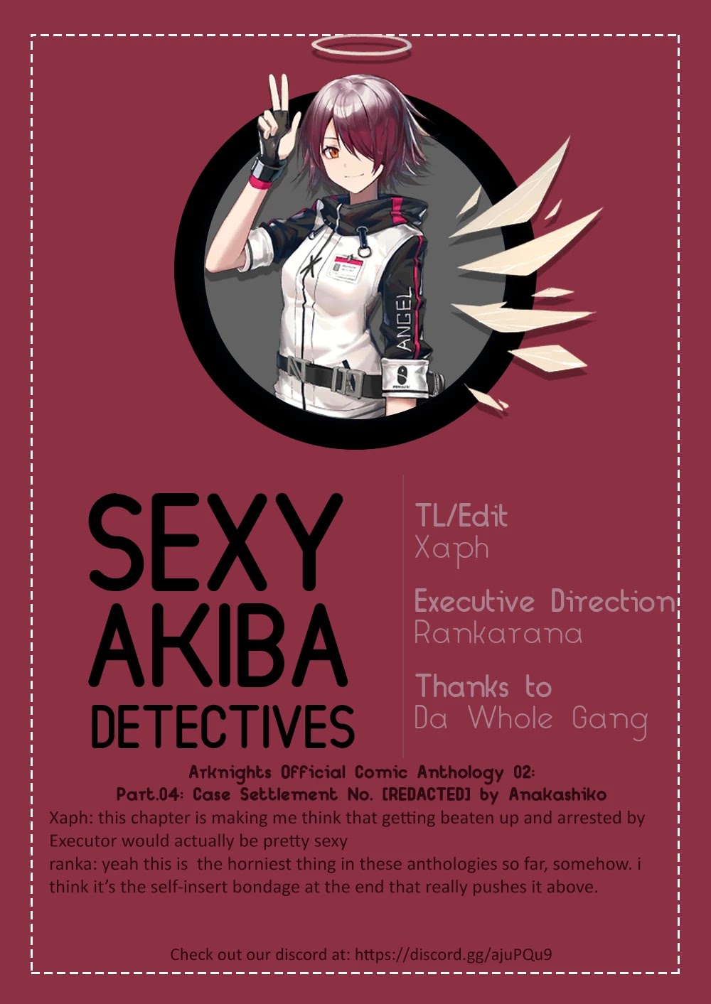 Arknights Comic Anthology Chapter 2.4 page 9 - Vol.2 Chapter 4: Case Settlement No. [REDACTED]
