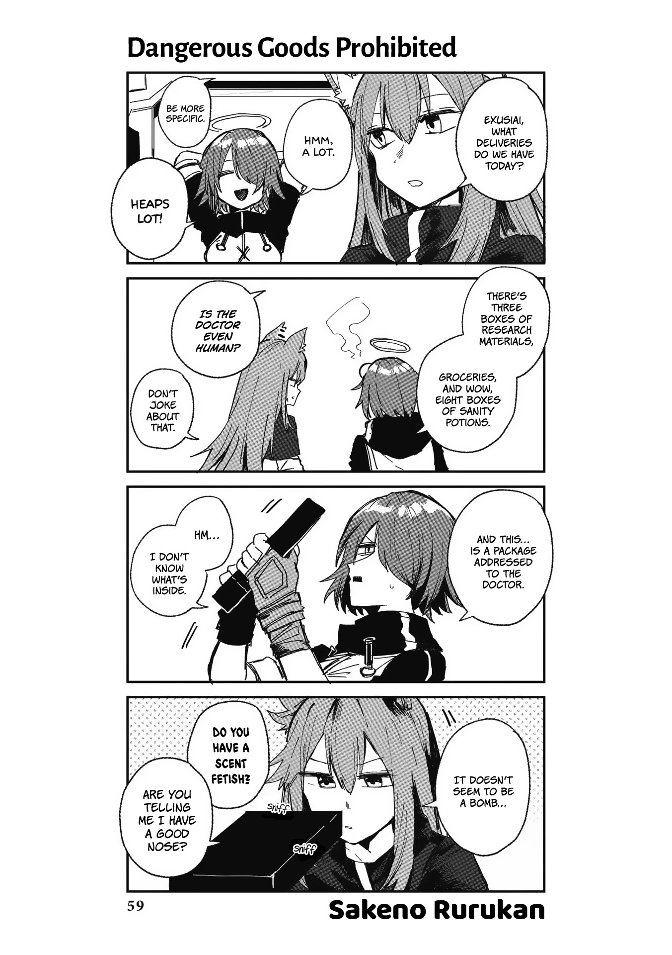 Arknights Comic Anthology Chapter 2.6 page 1 - Vol.2 Chapter 6: Dangerous Goods Prohibited