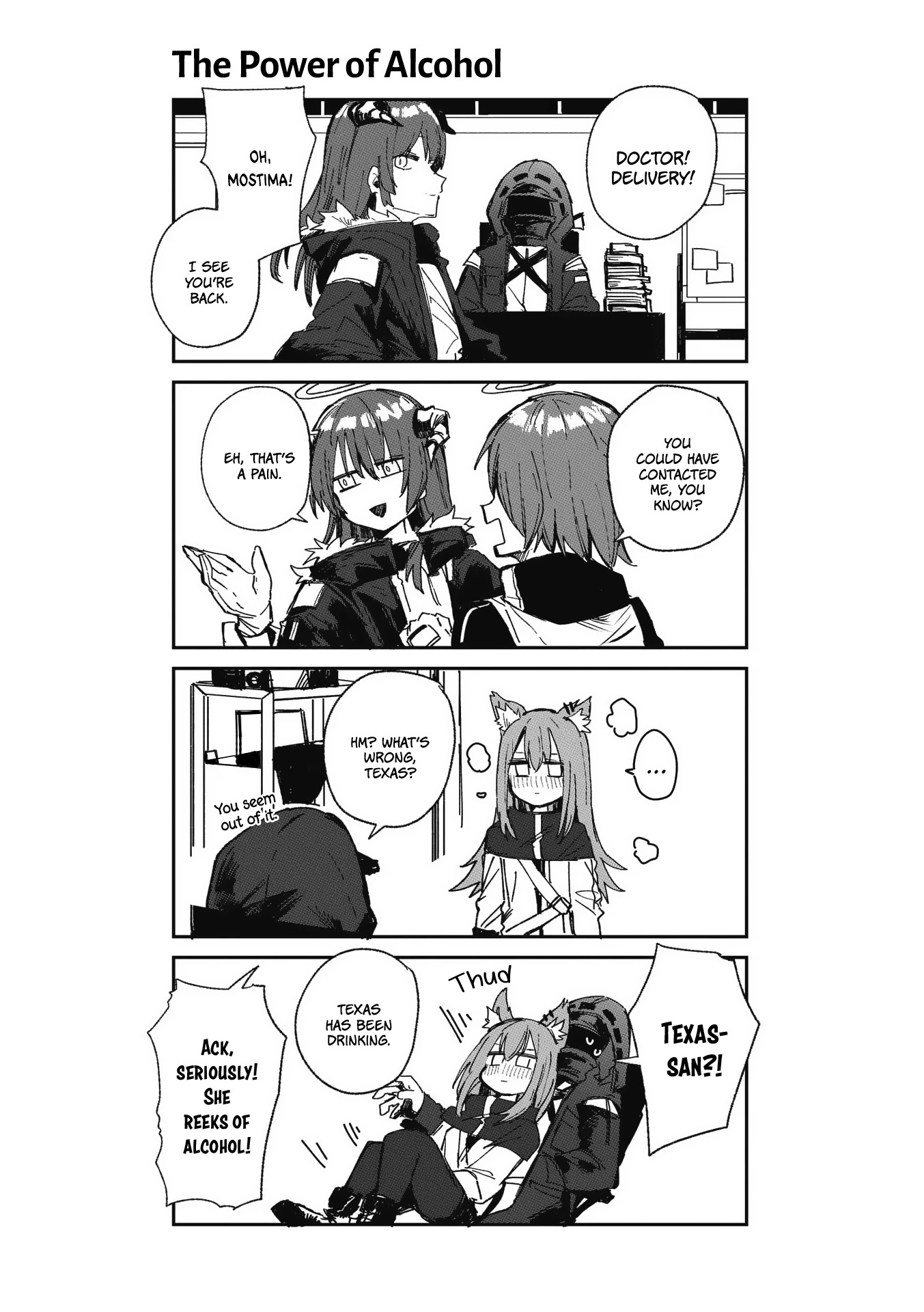 Arknights Comic Anthology Chapter 2.6 page 10 - Vol.2 Chapter 6: Dangerous Goods Prohibited