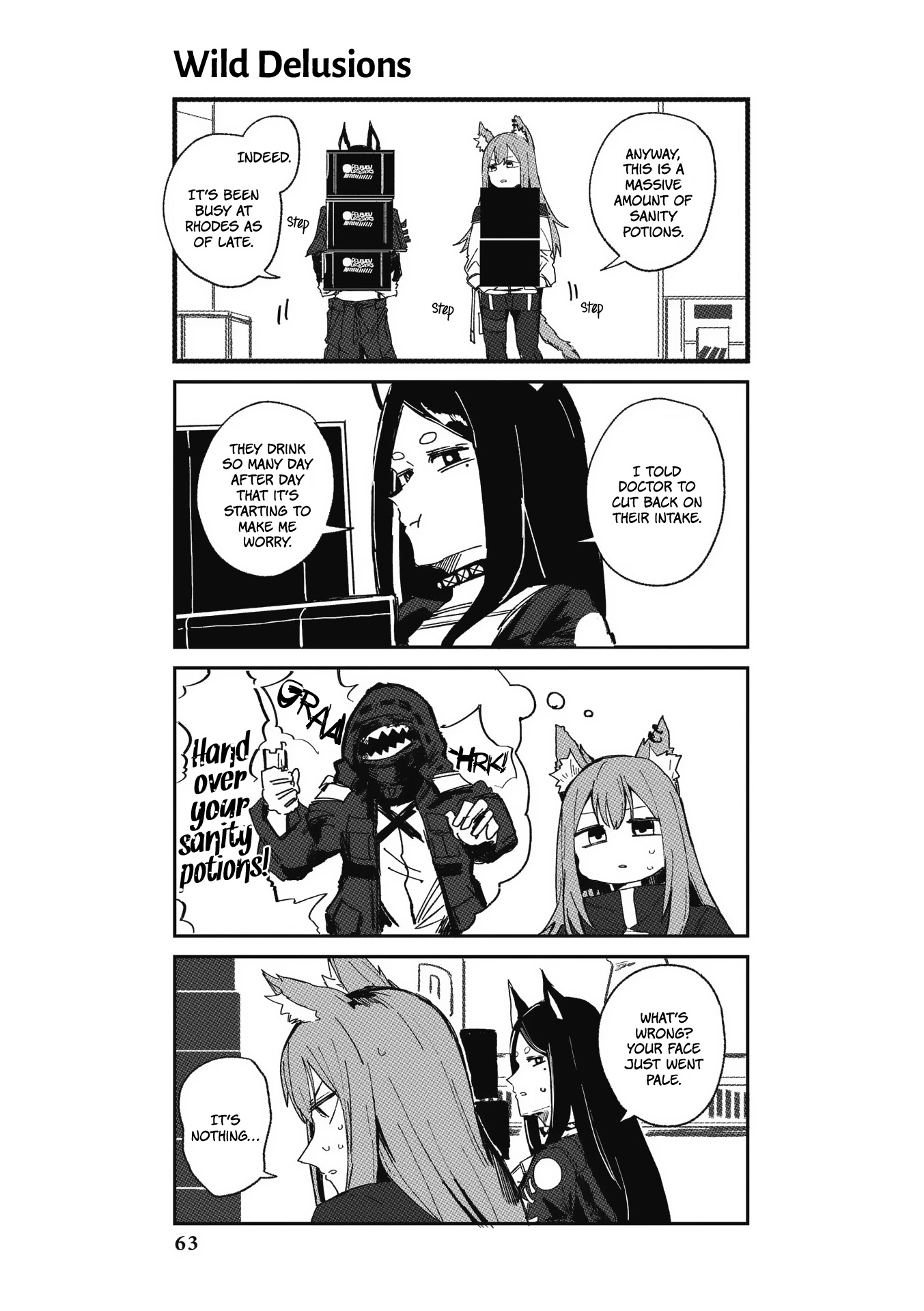 Arknights Comic Anthology Chapter 2.6 page 5 - Vol.2 Chapter 6: Dangerous Goods Prohibited