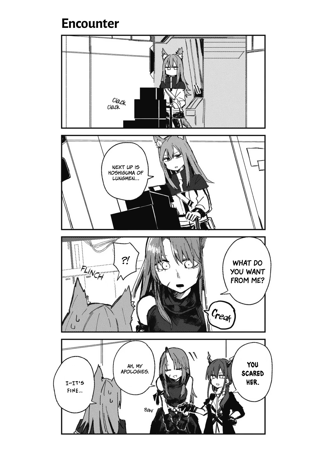 Arknights Comic Anthology Chapter 2.6 page 6 - Vol.2 Chapter 6: Dangerous Goods Prohibited