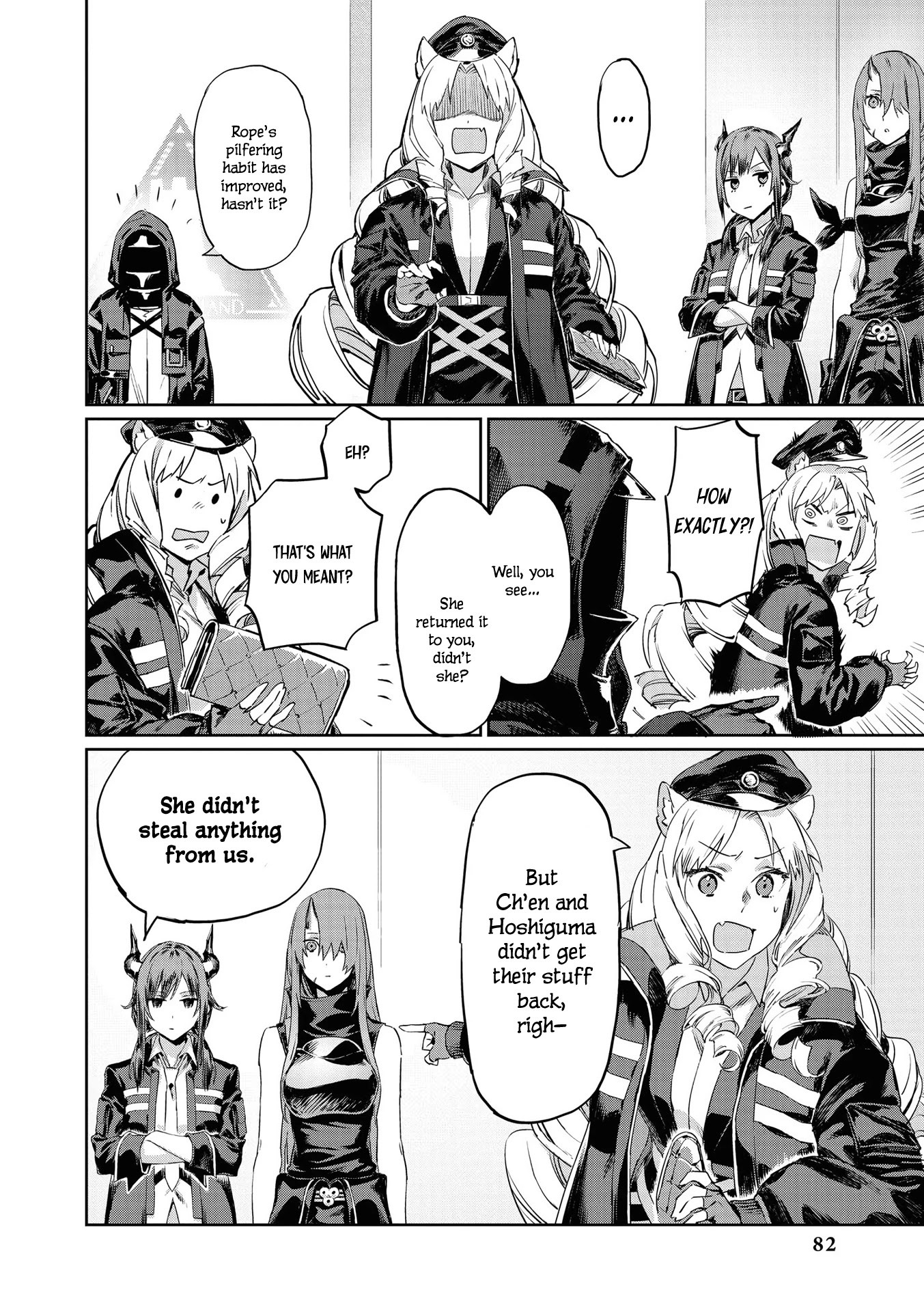 Arknights Comic Anthology Chapter 2.8 page 2 - Vol.2 Chapter 8: A Certain Girl's Misfortune