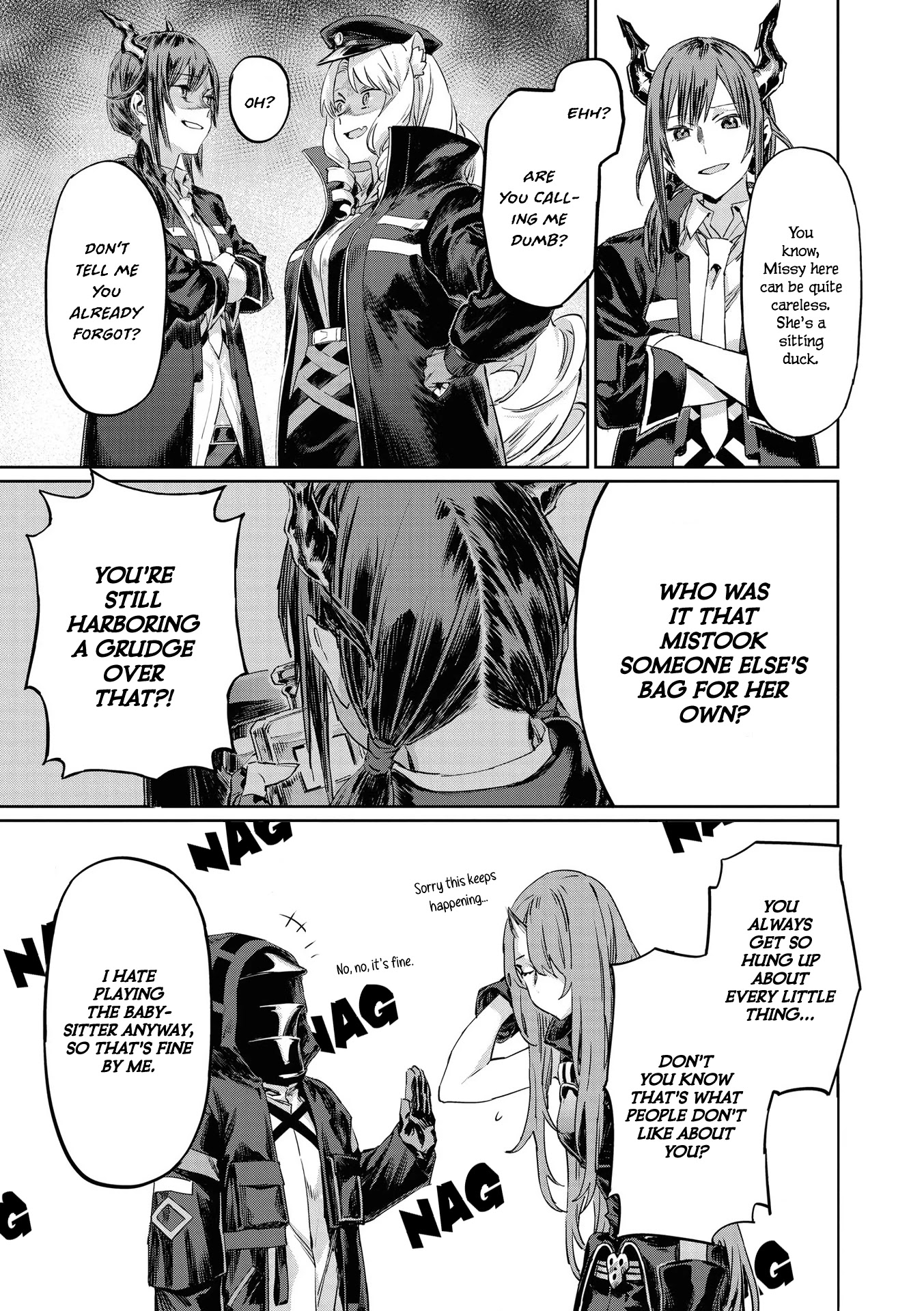 Arknights Comic Anthology Chapter 2.8 page 5 - Vol.2 Chapter 8: A Certain Girl's Misfortune