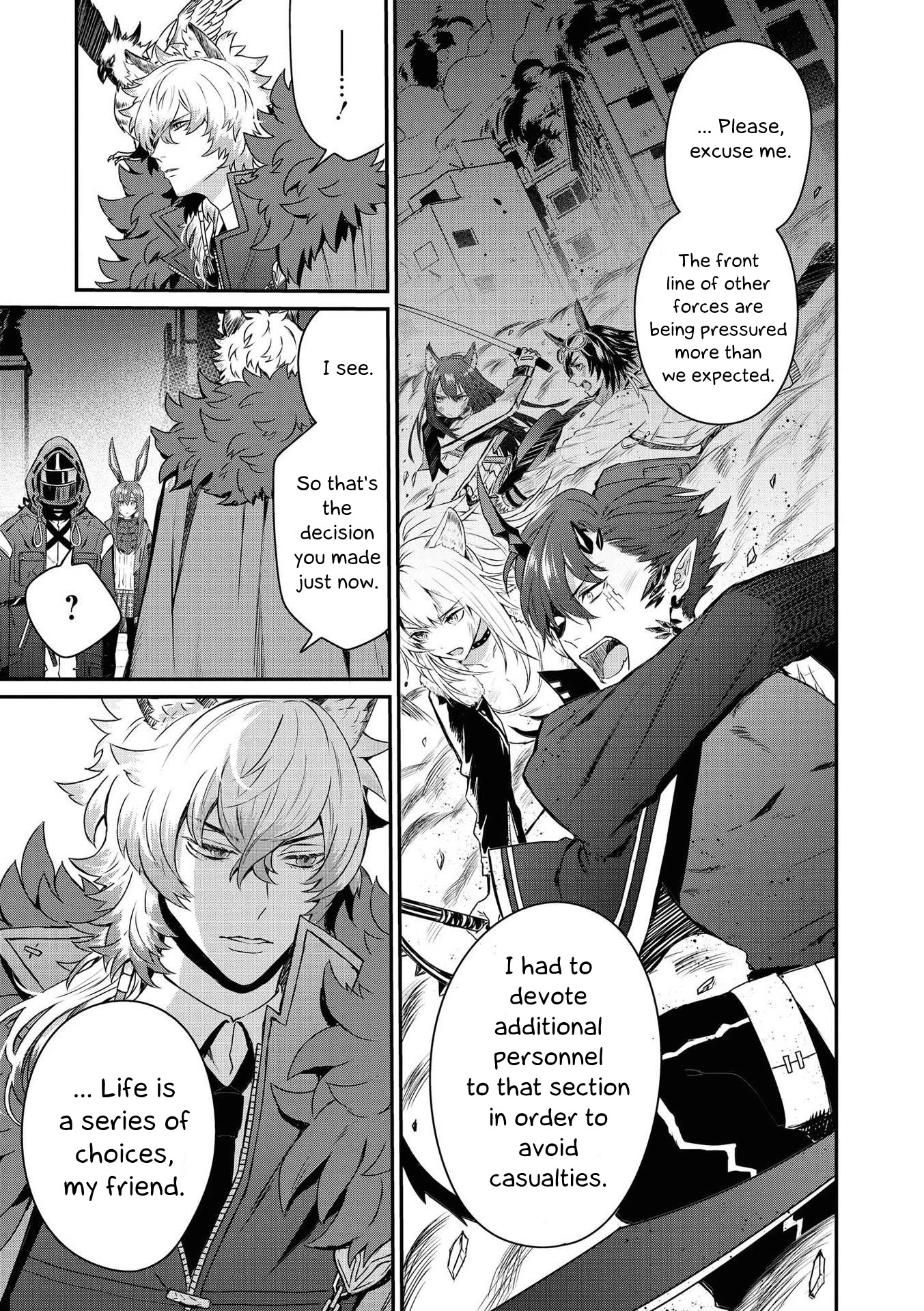 Arknights Comic Anthology Chapter 2.9 page 3 - Vol.2 Chapter 9: A Fork on the Board