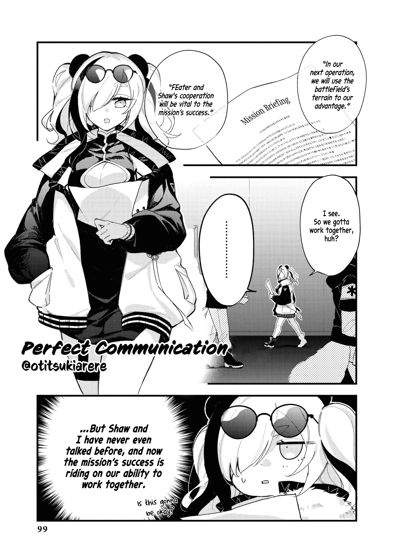 Arknights Comic Anthology Chapter 3.10 page 1 - Vol.3 Chapter 10: Perfect Communication