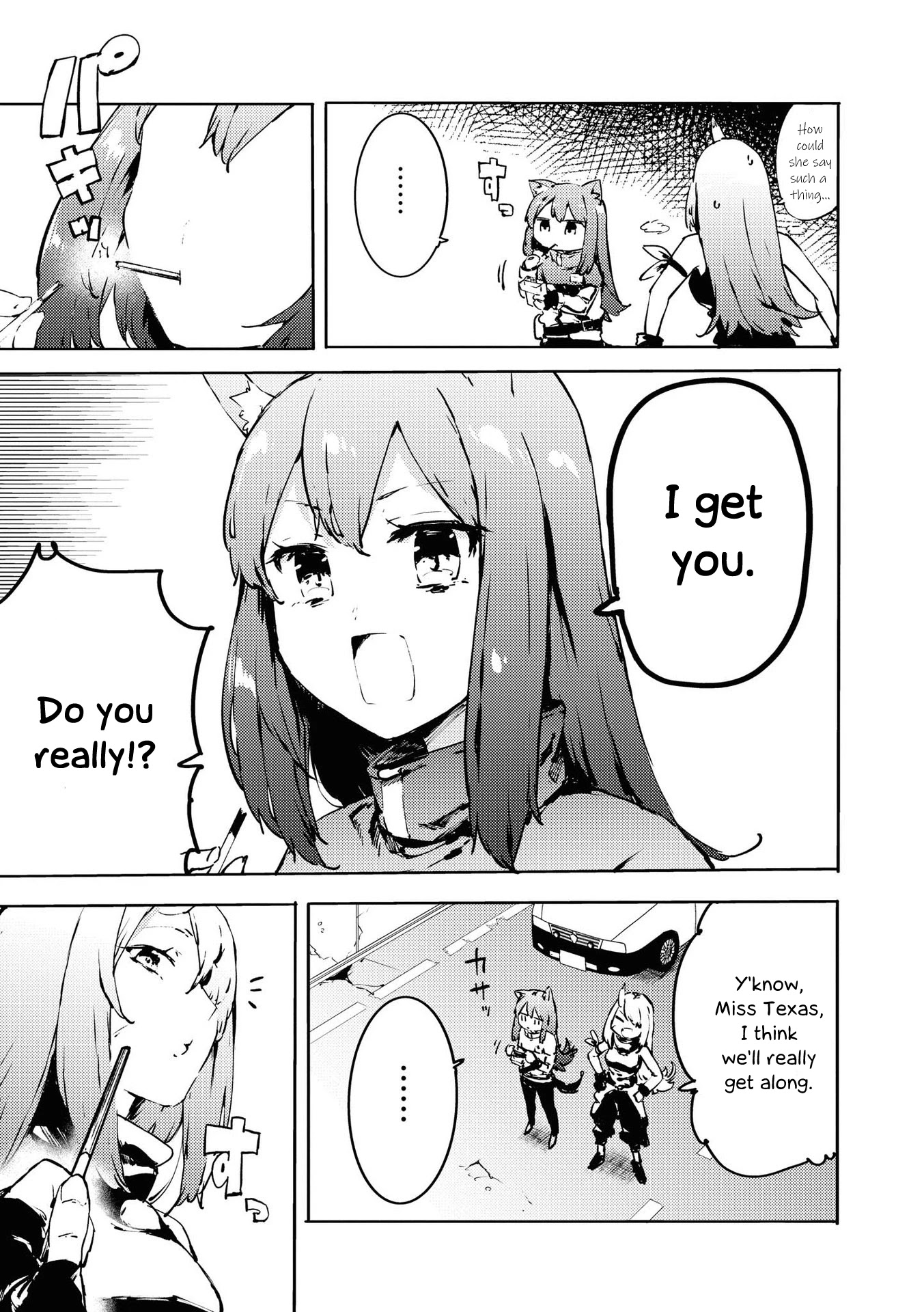 Arknights Comic Anthology Chapter 3.11 page 5 - Vol.3 Chapter 11: Lungmen Girls' Talk