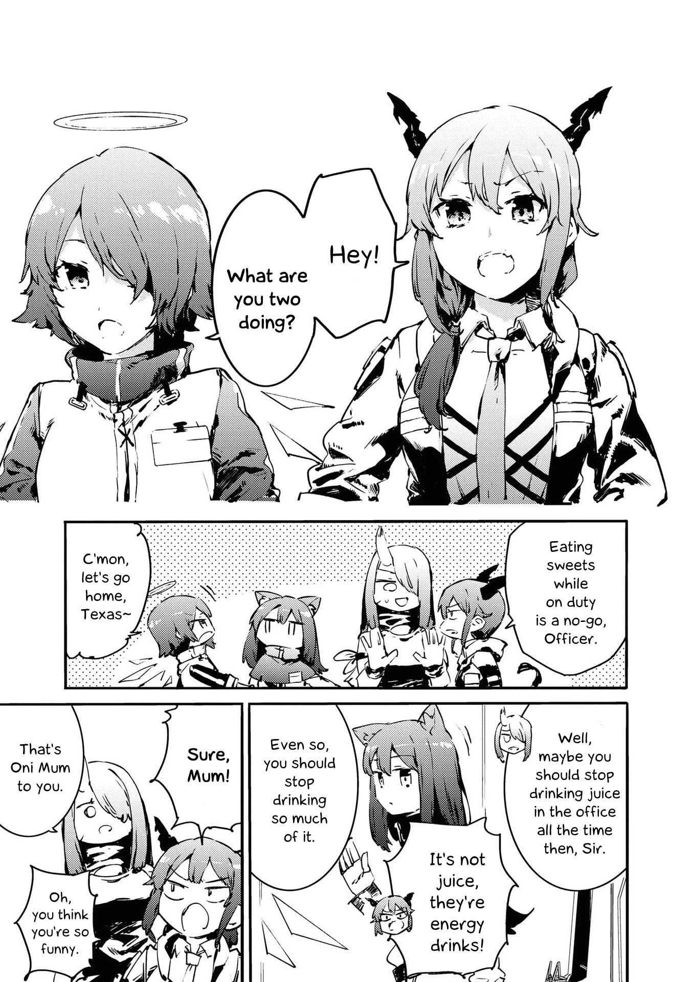 Arknights Comic Anthology Chapter 3.11 page 7 - Vol.3 Chapter 11: Lungmen Girls' Talk