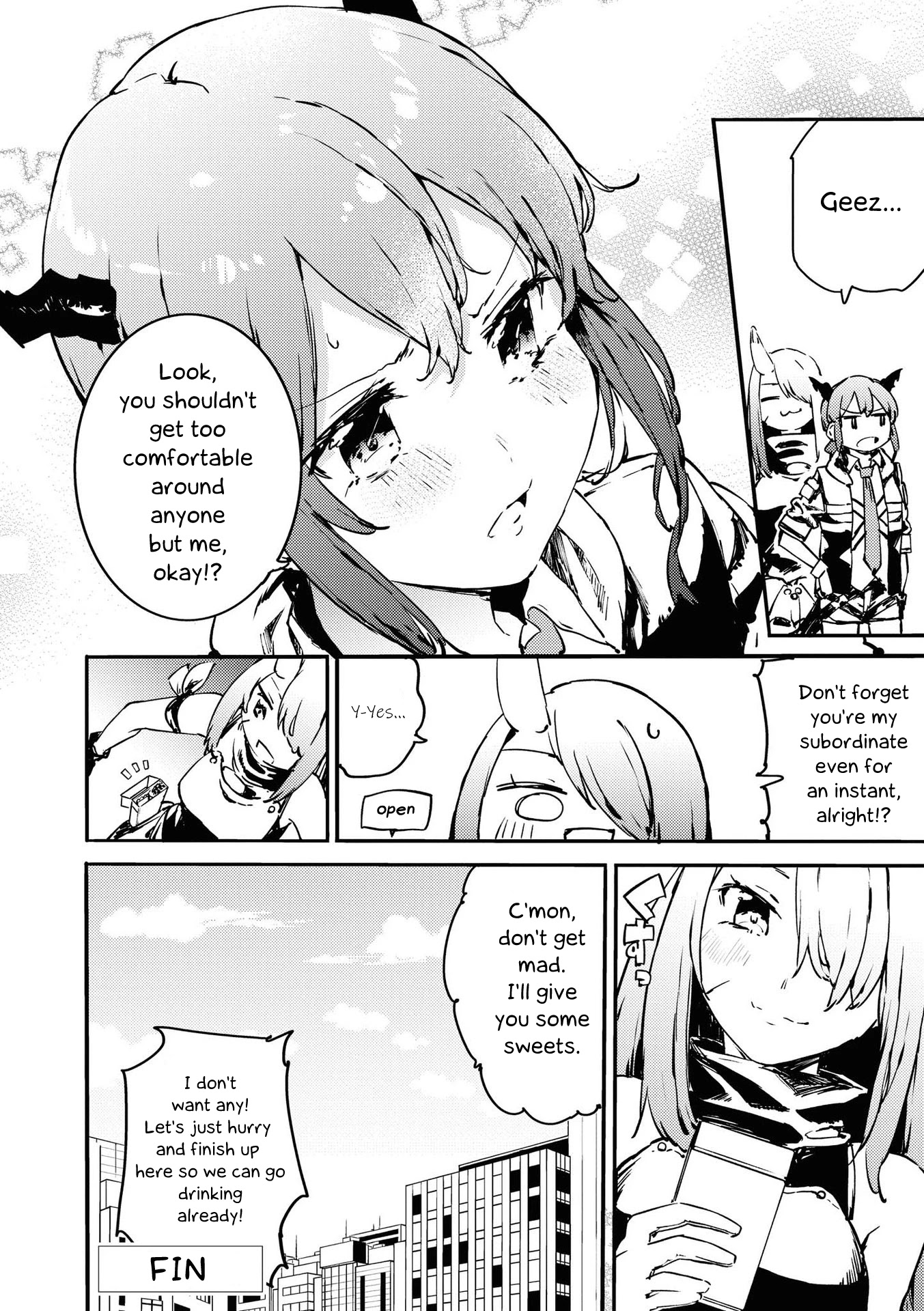 Arknights Comic Anthology Chapter 3.11 page 8 - Vol.3 Chapter 11: Lungmen Girls' Talk