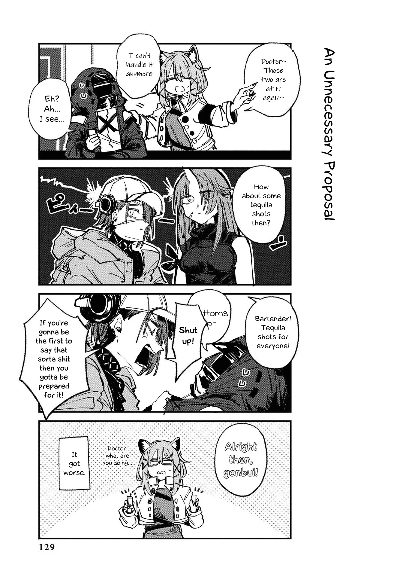 Arknights Comic Anthology Chapter 3.12 page 11 - Vol.3 Chapter 12: Hoshiguma's Proposal
