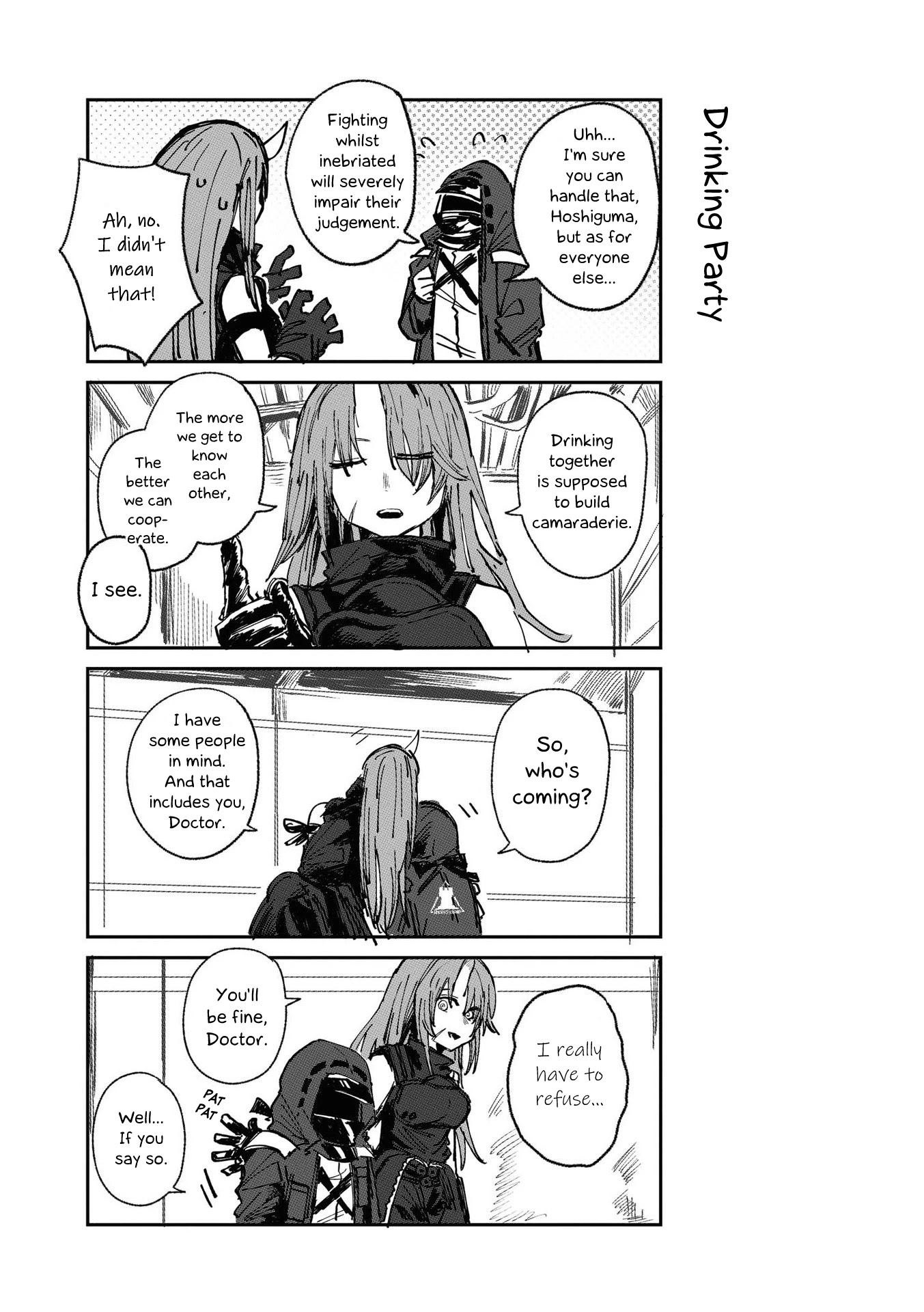Arknights Comic Anthology Chapter 3.12 page 2 - Vol.3 Chapter 12: Hoshiguma's Proposal