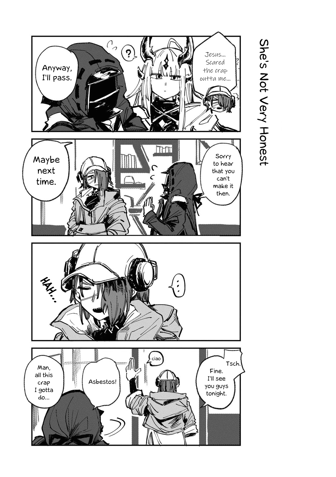 Arknights Comic Anthology Chapter 3.12 page 6 - Vol.3 Chapter 12: Hoshiguma's Proposal