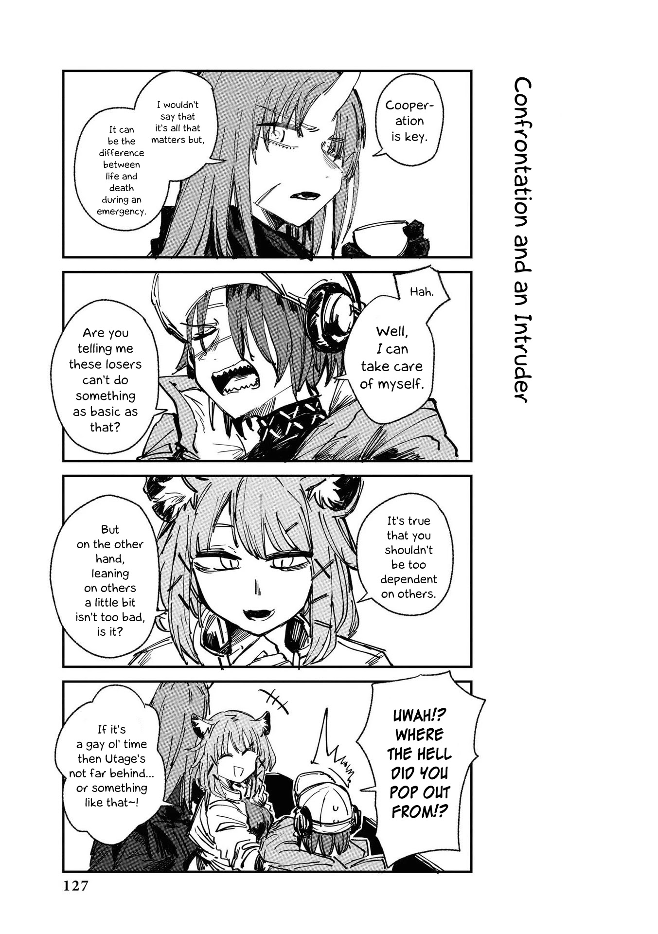 Arknights Comic Anthology Chapter 3.12 page 9 - Vol.3 Chapter 12: Hoshiguma's Proposal