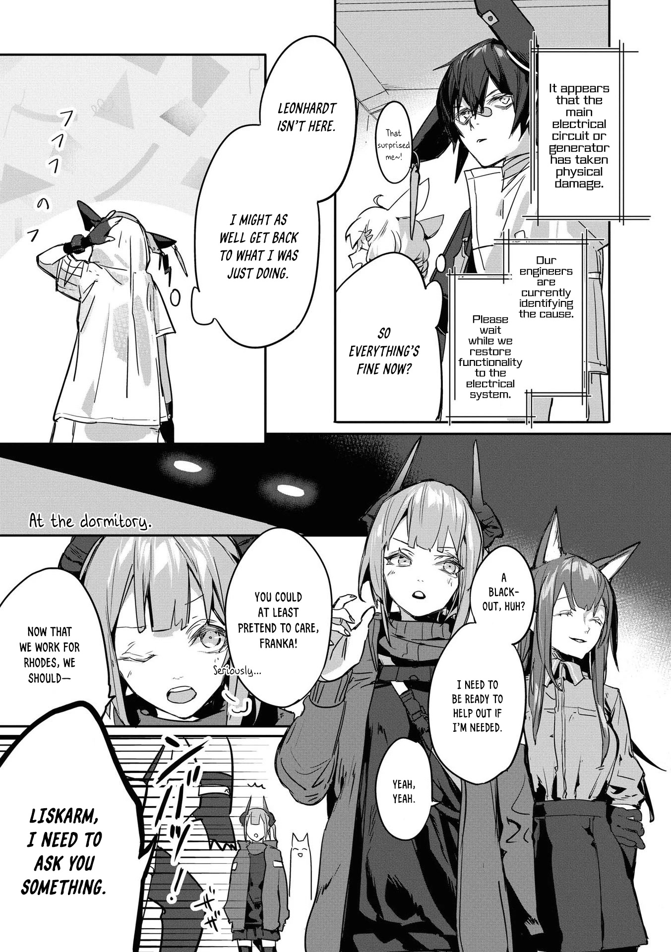 Arknights Comic Anthology Chapter 3.13 page 3 - Vol.3 Chapter 13: Extraordinary Rhodes