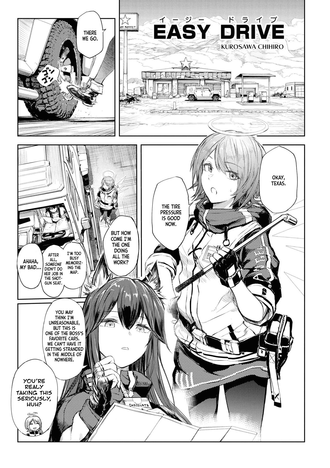 Arknights Comic Anthology Chapter 3.2 page 1 - Vol.3 Chapter 2: Easy Drive