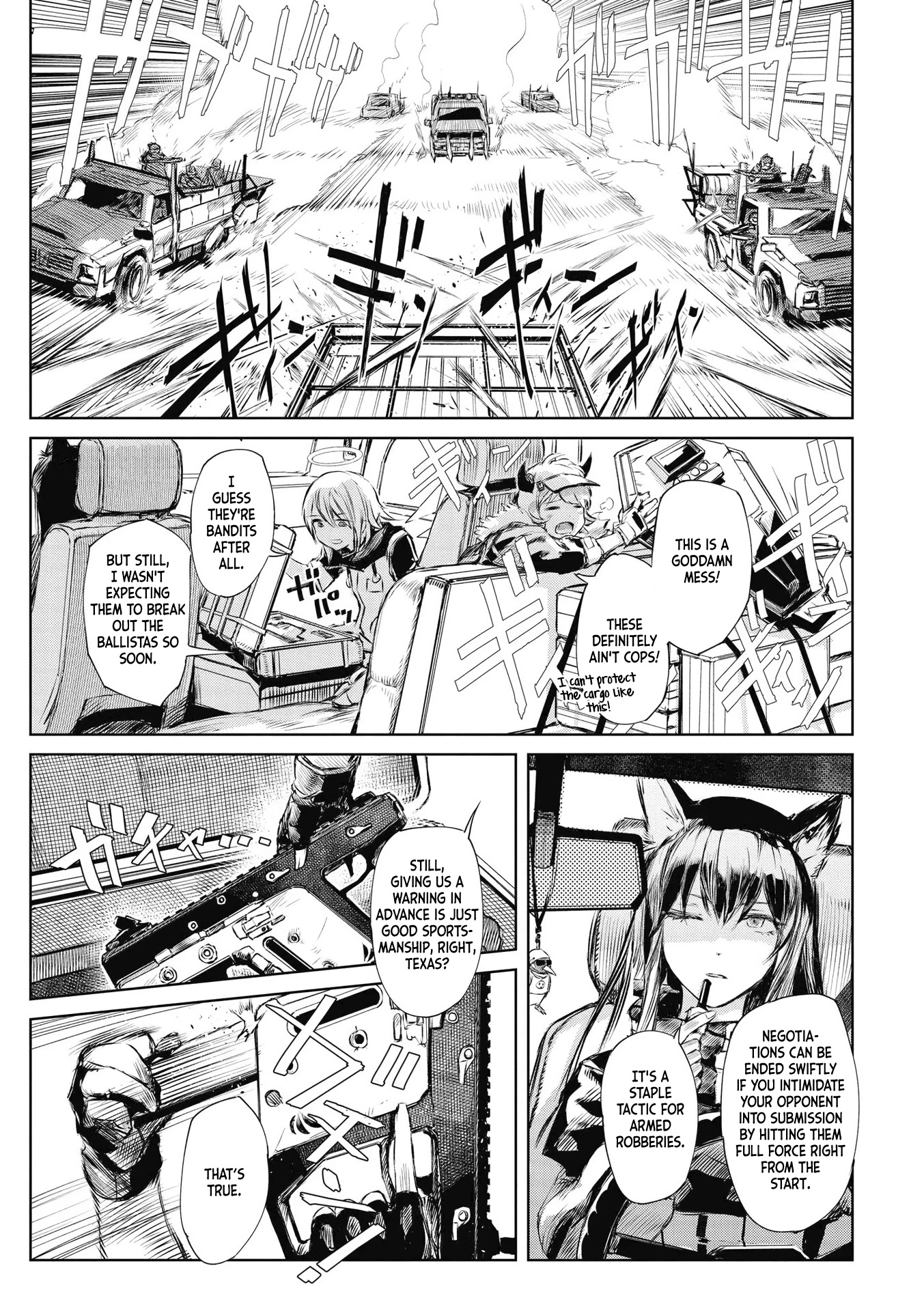 Arknights Comic Anthology Chapter 3.2 page 7 - Vol.3 Chapter 2: Easy Drive