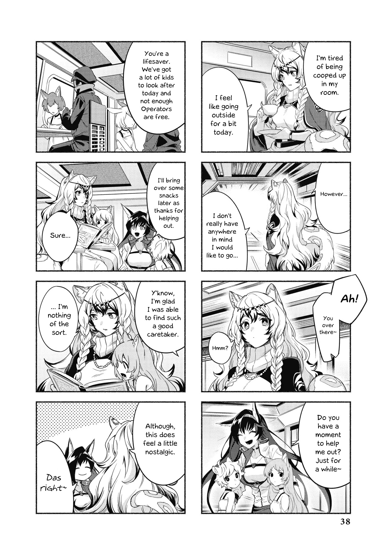 Arknights Comic Anthology Chapter 3.3 page 4 - Vol.3 Chapter 3: Beneath the Snow, We Meet