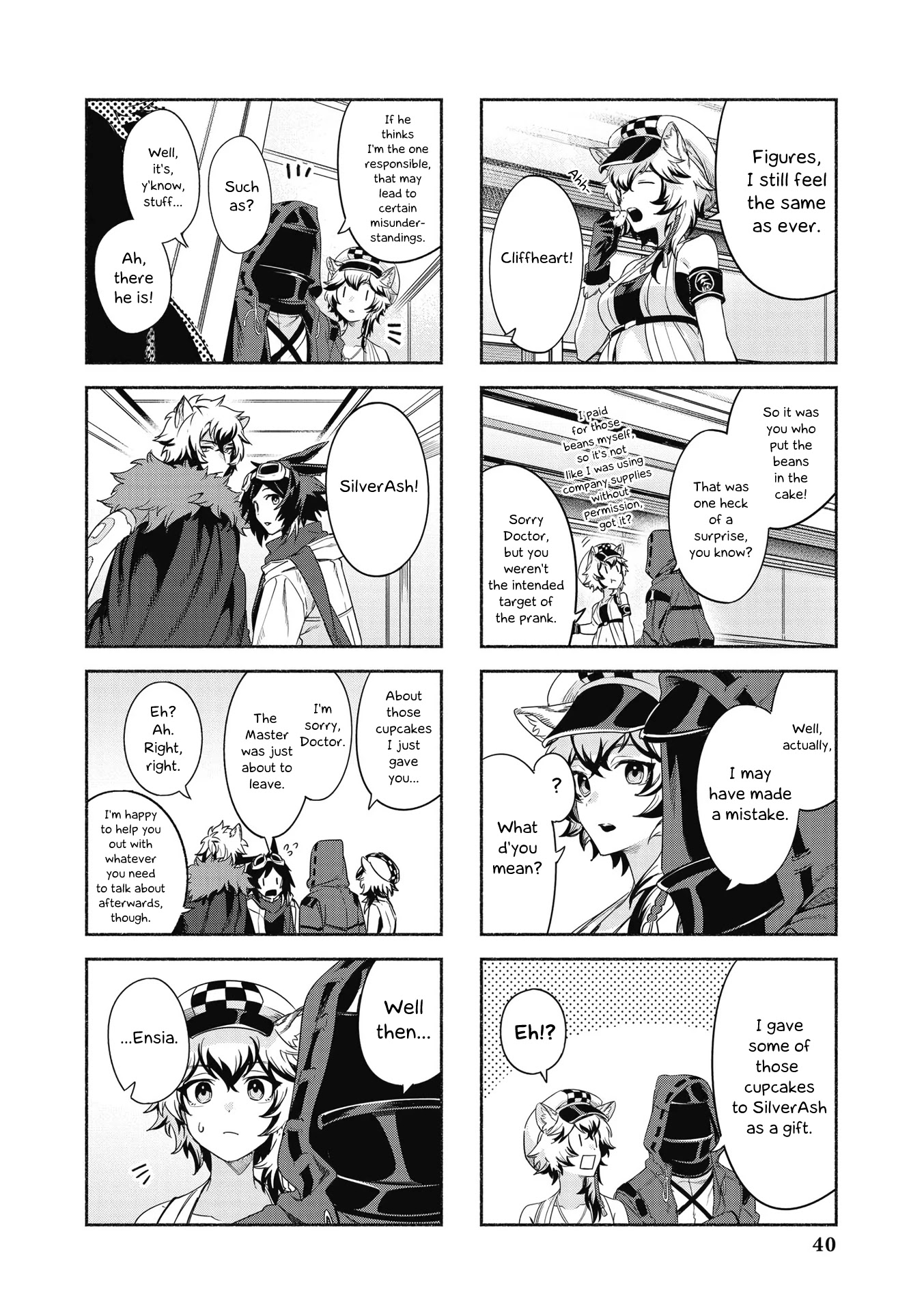 Arknights Comic Anthology Chapter 3.3 page 6 - Vol.3 Chapter 3: Beneath the Snow, We Meet