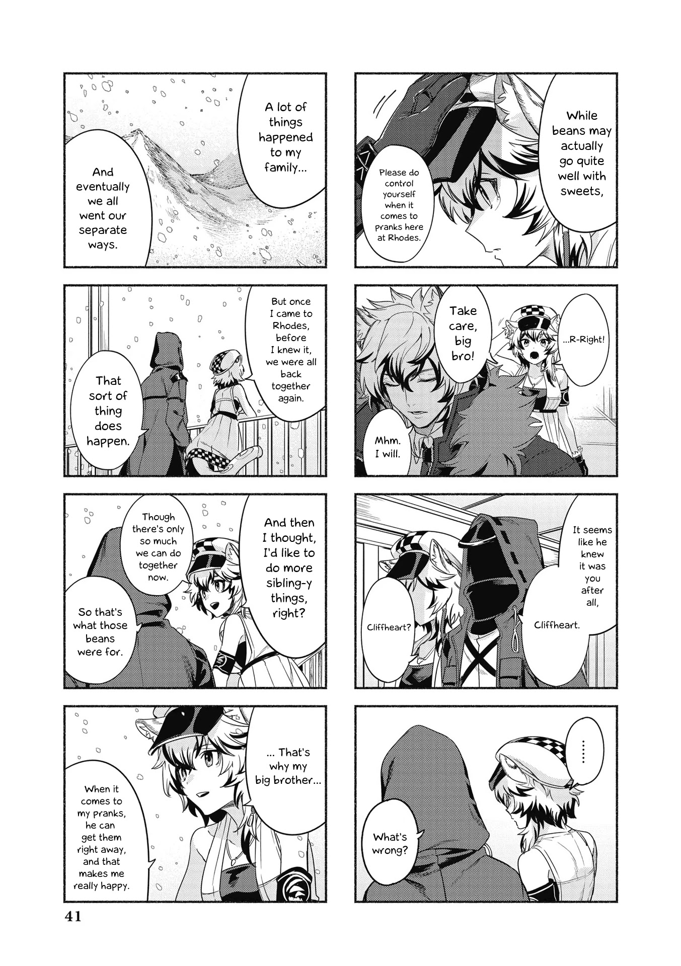 Arknights Comic Anthology Chapter 3.3 page 7 - Vol.3 Chapter 3: Beneath the Snow, We Meet