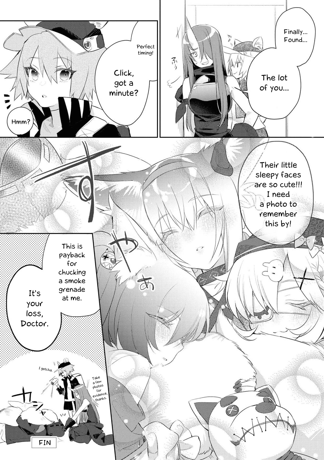 Arknights Comic Anthology Chapter 3.4 page 10 - Vol.3 Chapter 4: Mission: Oni Hunt