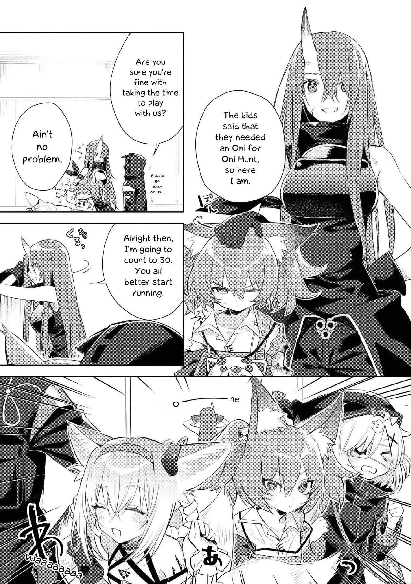 Arknights Comic Anthology Chapter 3.4 page 2 - Vol.3 Chapter 4: Mission: Oni Hunt