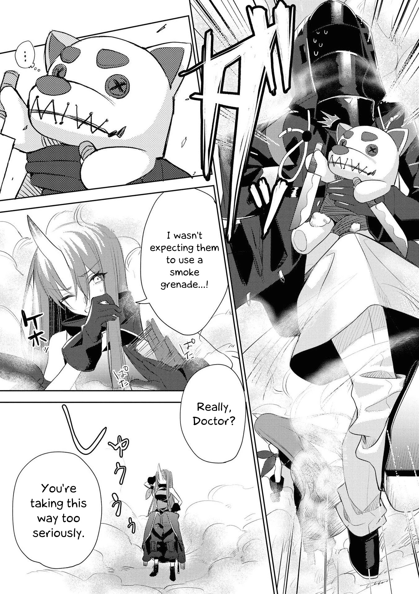 Arknights Comic Anthology Chapter 3.4 page 7 - Vol.3 Chapter 4: Mission: Oni Hunt