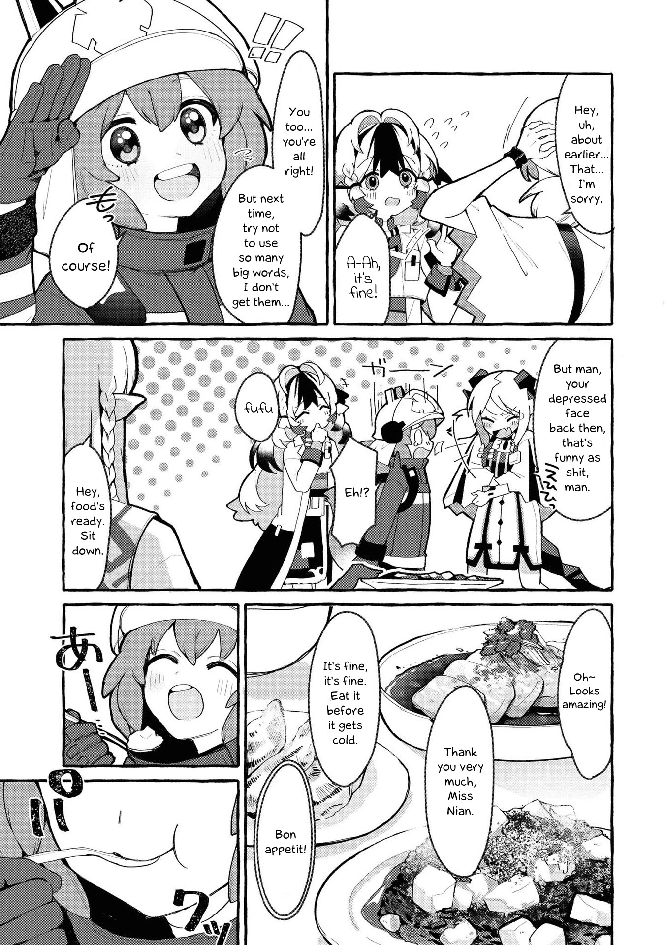 Arknights Comic Anthology Chapter 3.6 page 11 - Vol.3 Chapter 6: Whatcha Cooking, Shaw?