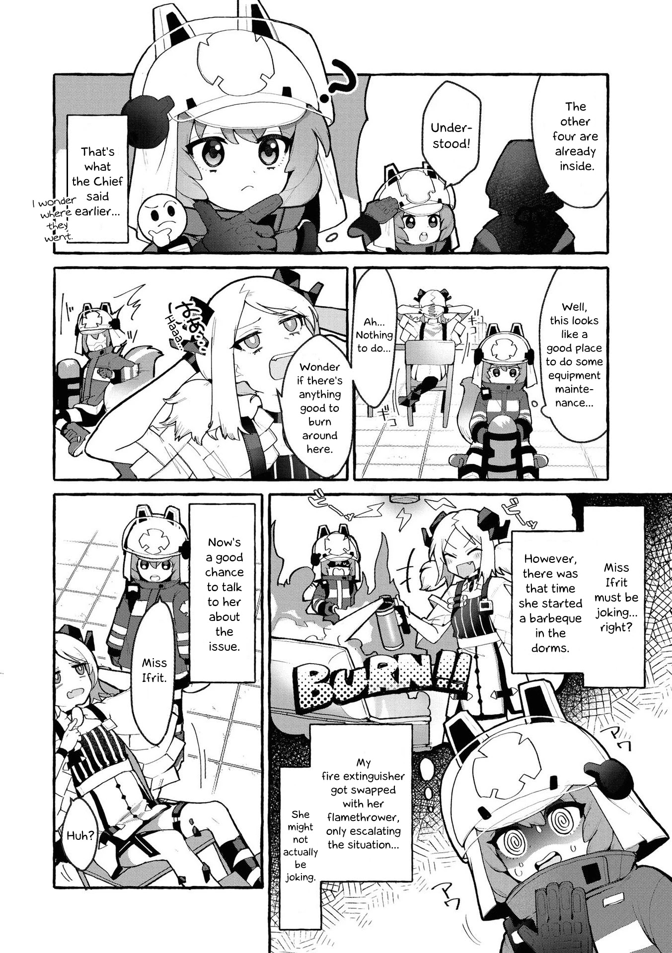Arknights Comic Anthology Chapter 3.6 page 2 - Vol.3 Chapter 6: Whatcha Cooking, Shaw?