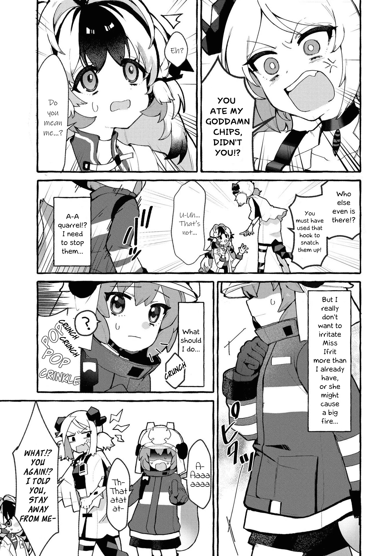 Arknights Comic Anthology Chapter 3.6 page 5 - Vol.3 Chapter 6: Whatcha Cooking, Shaw?
