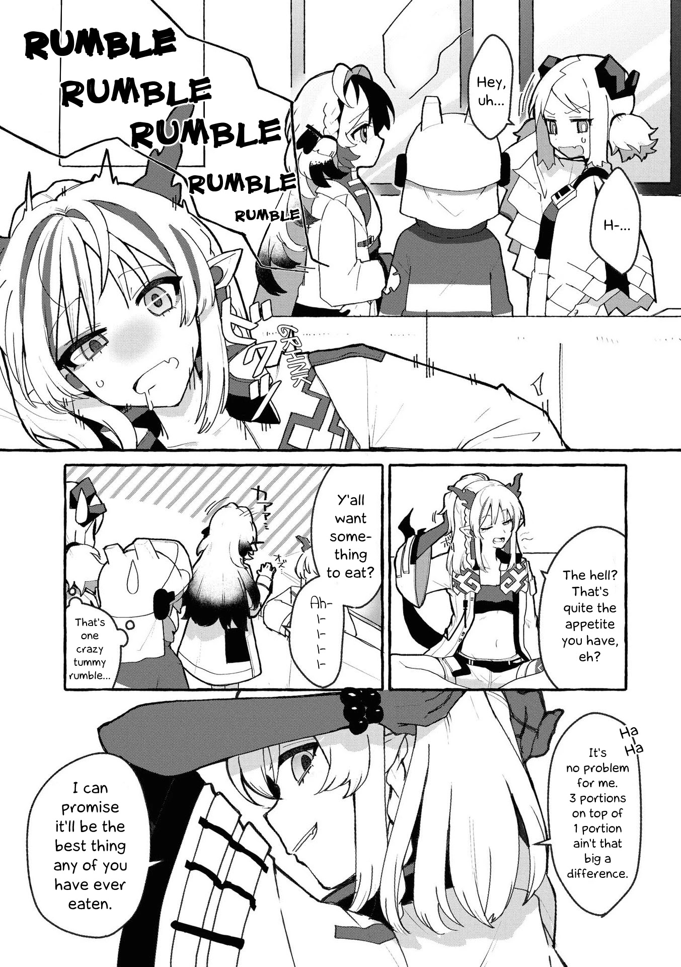 Arknights Comic Anthology Chapter 3.6 page 7 - Vol.3 Chapter 6: Whatcha Cooking, Shaw?