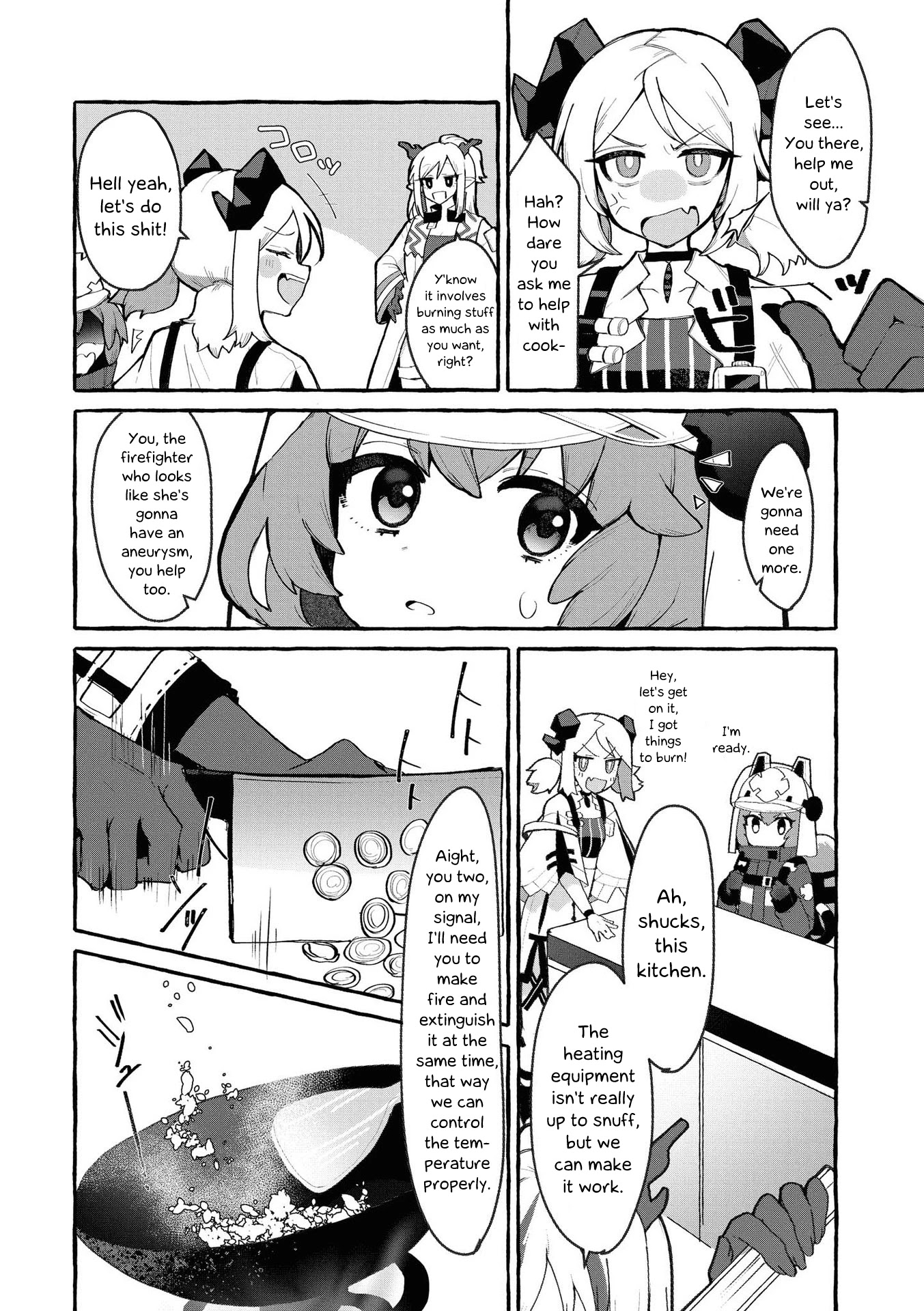 Arknights Comic Anthology Chapter 3.6 page 8 - Vol.3 Chapter 6: Whatcha Cooking, Shaw?