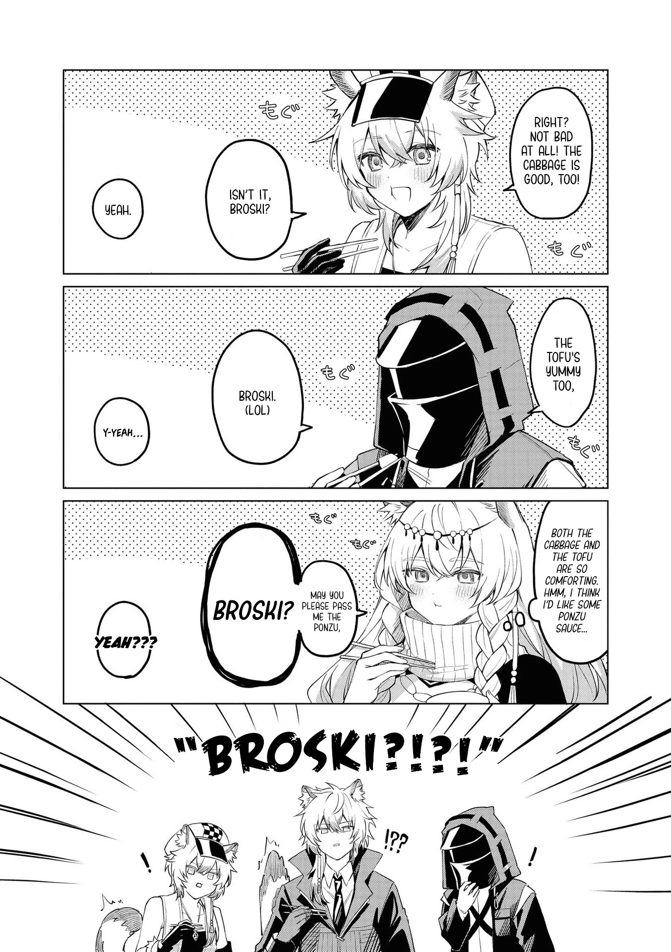 Arknights Comic Anthology Chapter 3.9 page 12 - Vol.3 Chapter 9: Nabe Party Under the Kotatsu